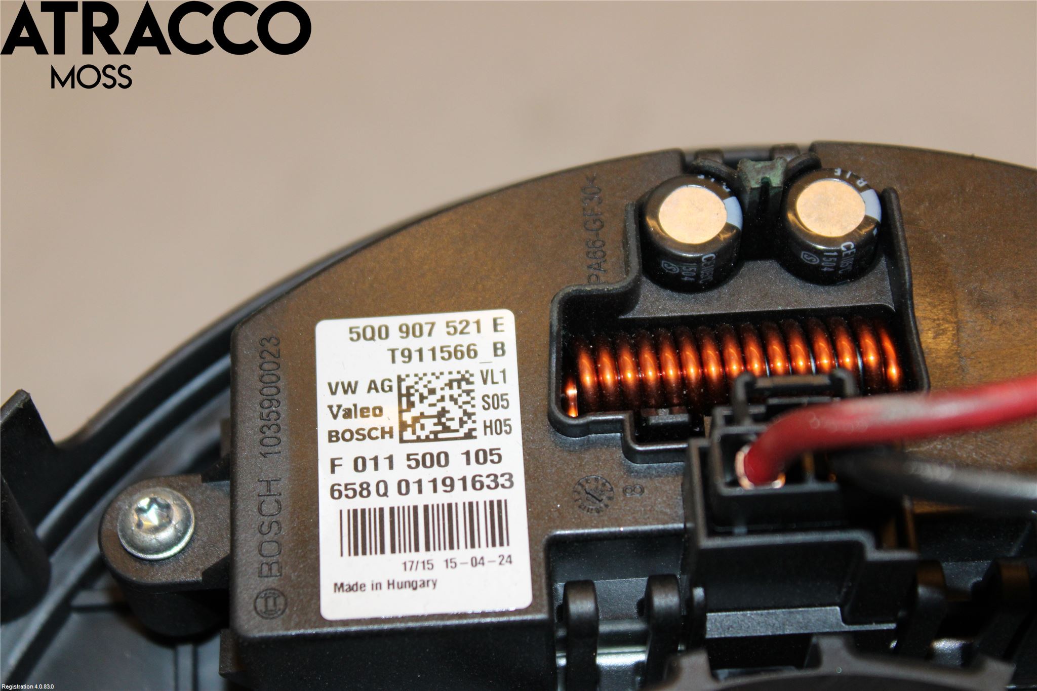 Volkswagen VW GOLF / E-GOLF VII 13-20 Varme Ac Varmeapparatvifte