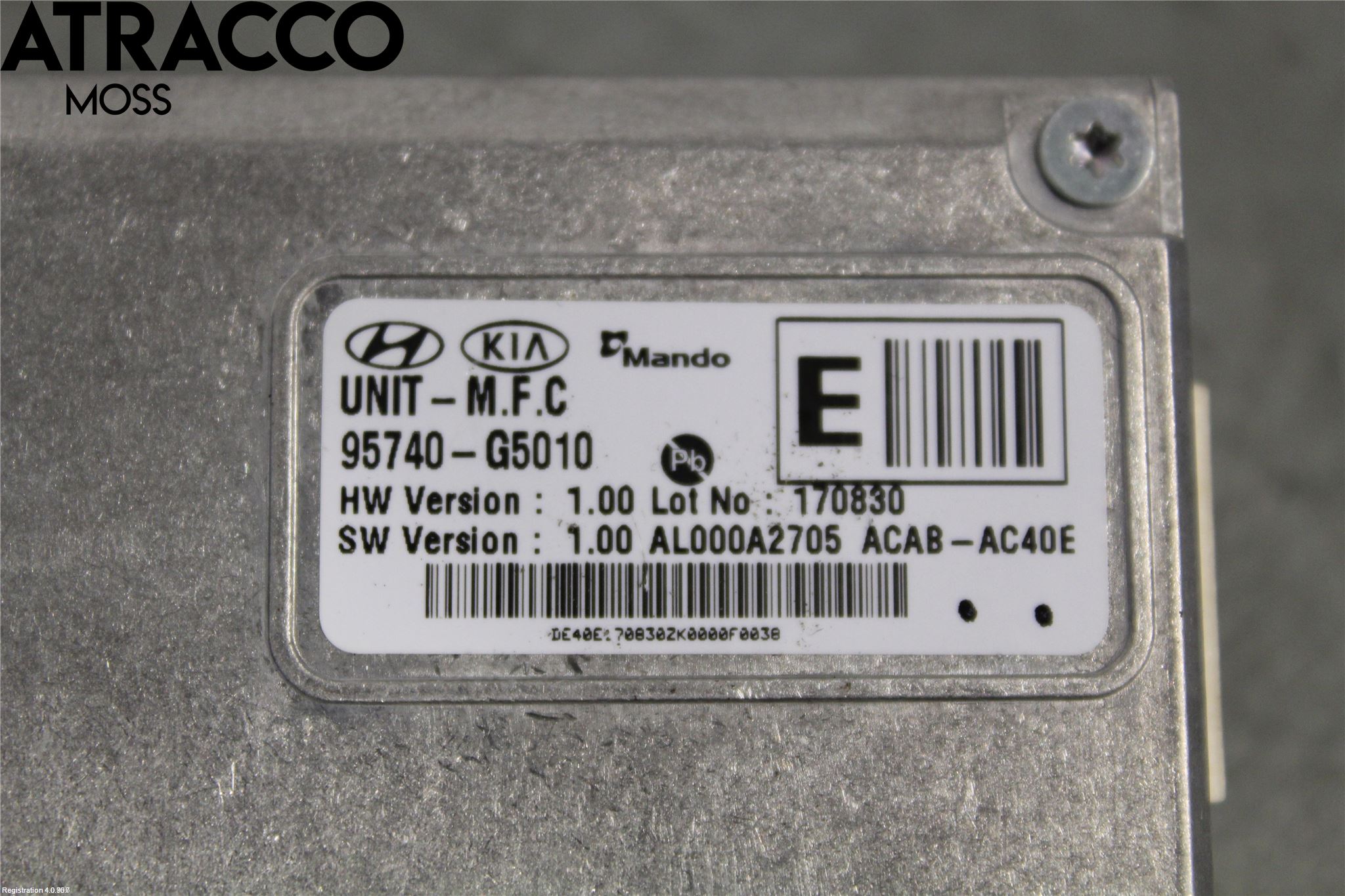 Kia NIRO (DE) 17-22 Sensor Kollisjonsbeskyttelse