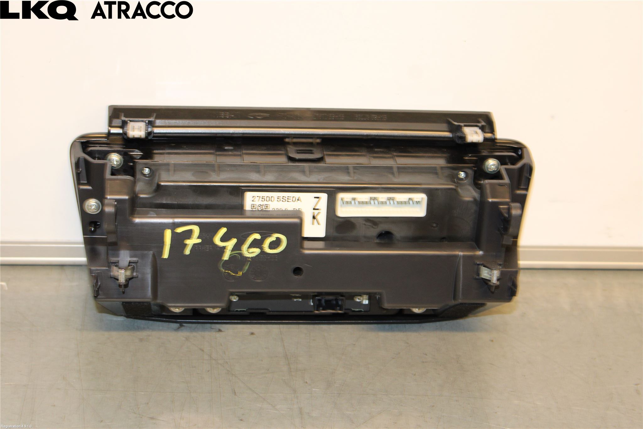 Nissan LEAF 18- Varme Ac Betjening-Display