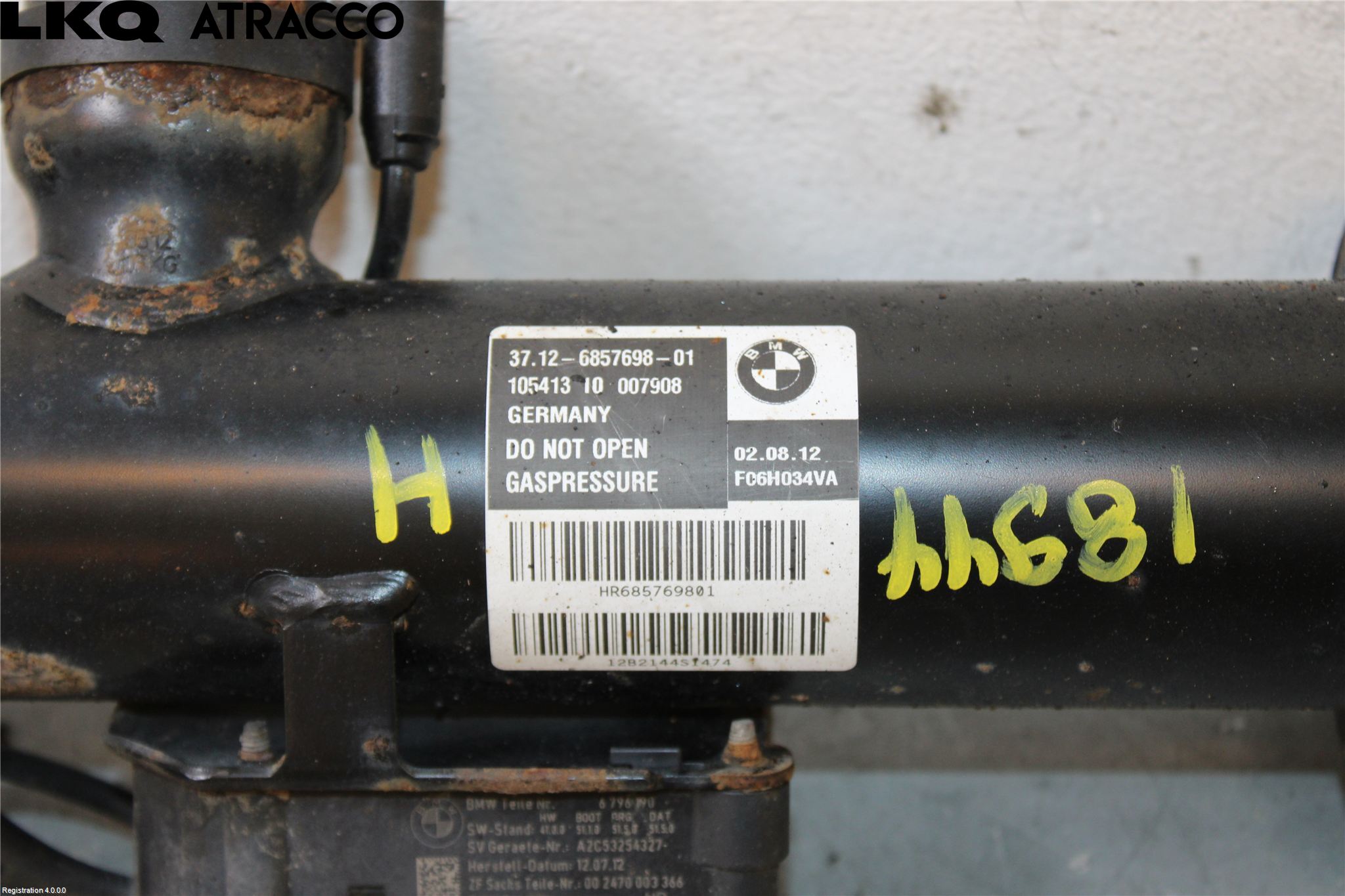BMW 6 F12/F13 10-18 Fjærbein Foran Høyre