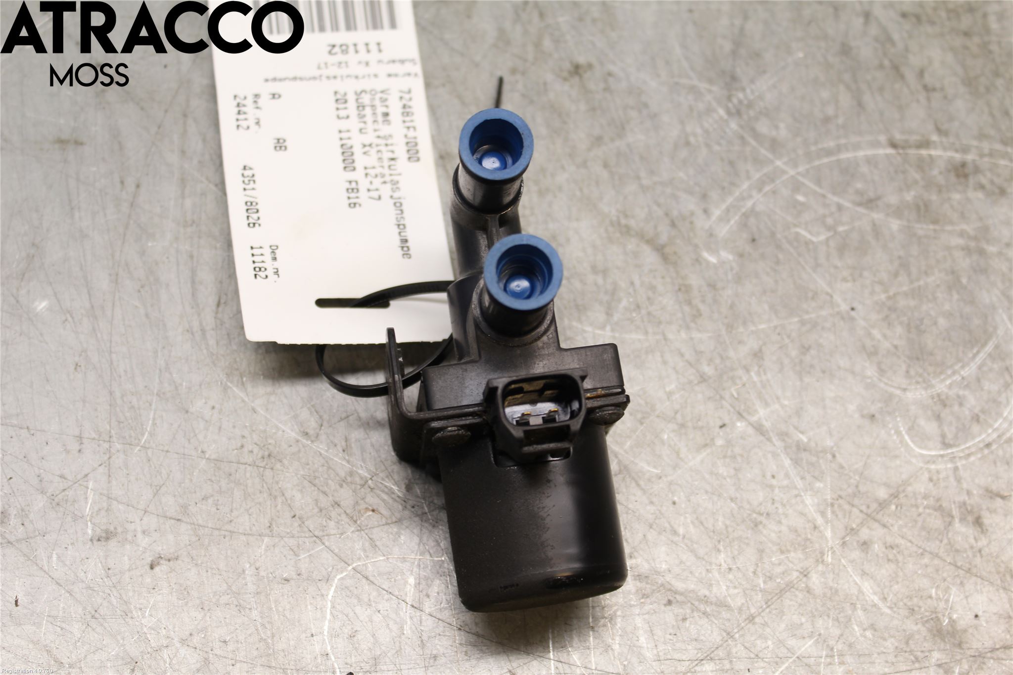 Subaru XV 12-17 Varme Sirkulasjonspumpe