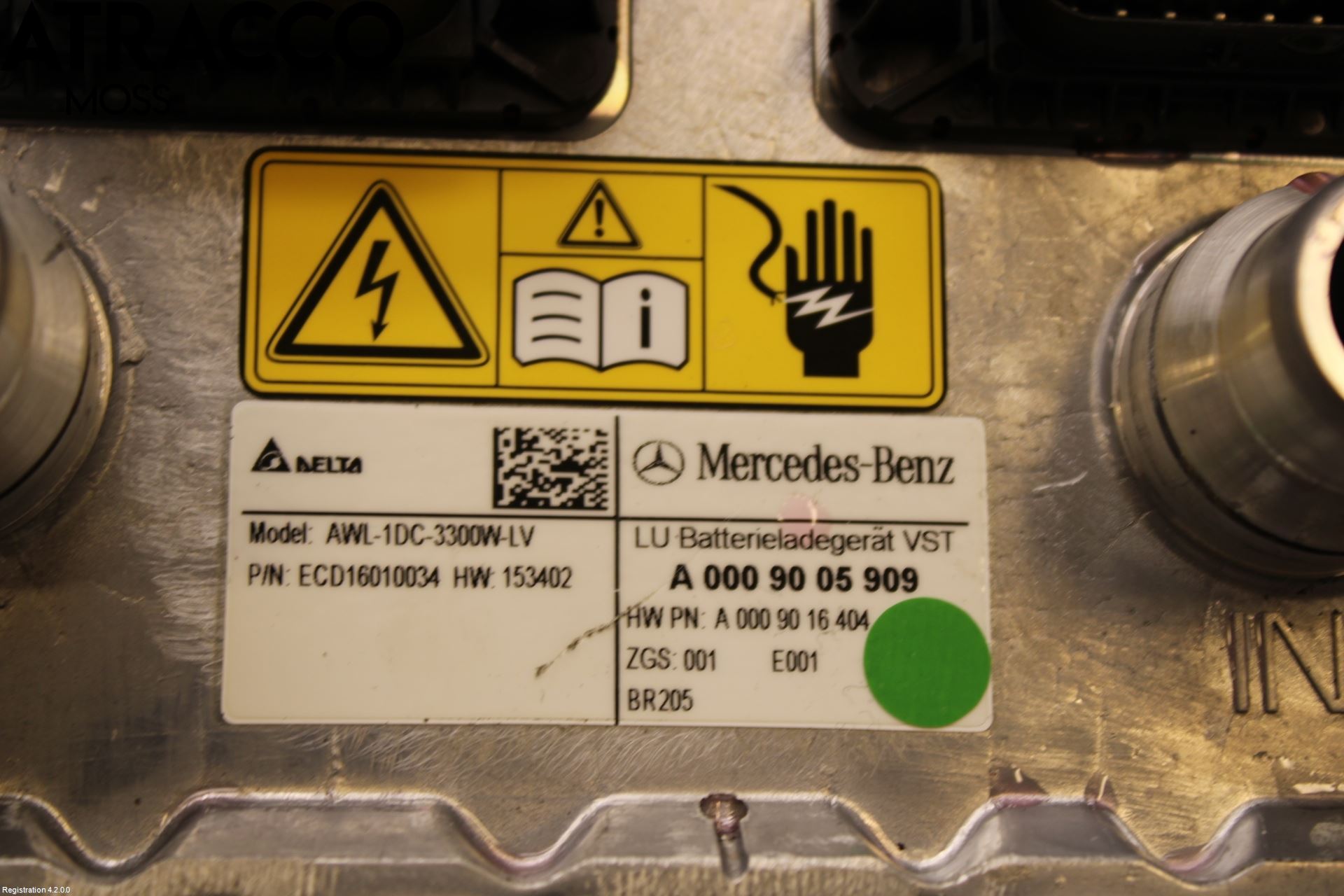 Mercedes-Benz MB C-KLASS (W205) 14-21 Batterilader Hybrid