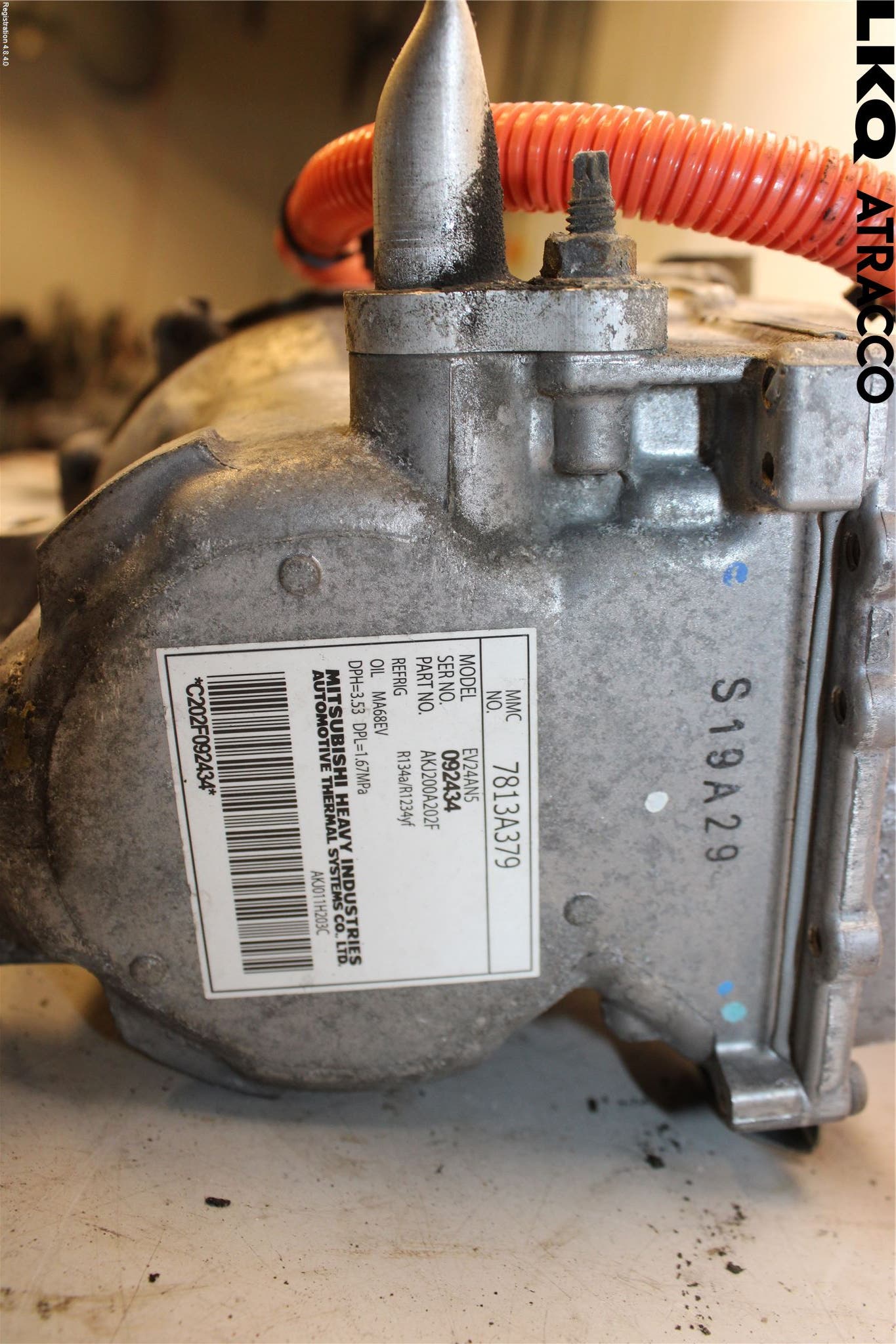 Mitsubishi OUTLANDER 13-21 Varme Ac Kompressor