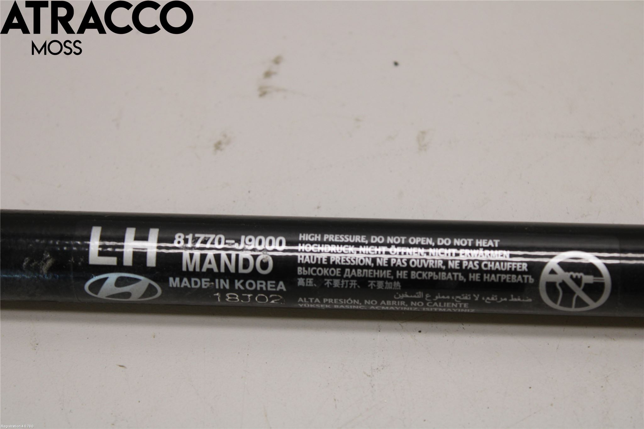 Hyundai KONA/ELECTRIC OS 18-23 Bakluke Demper-Gassfjær