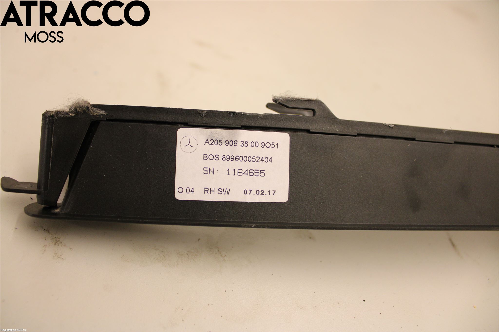 Mercedes-Benz MB C-KLASS (W205) 14-21 Innr Innsyn Beskytelse Stv