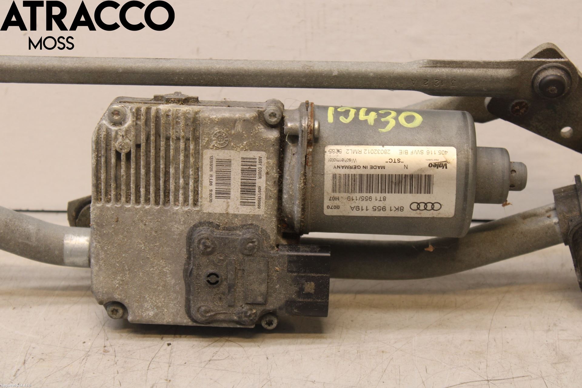 Audi A4/S4 08-11 Viskermotor Frontrute