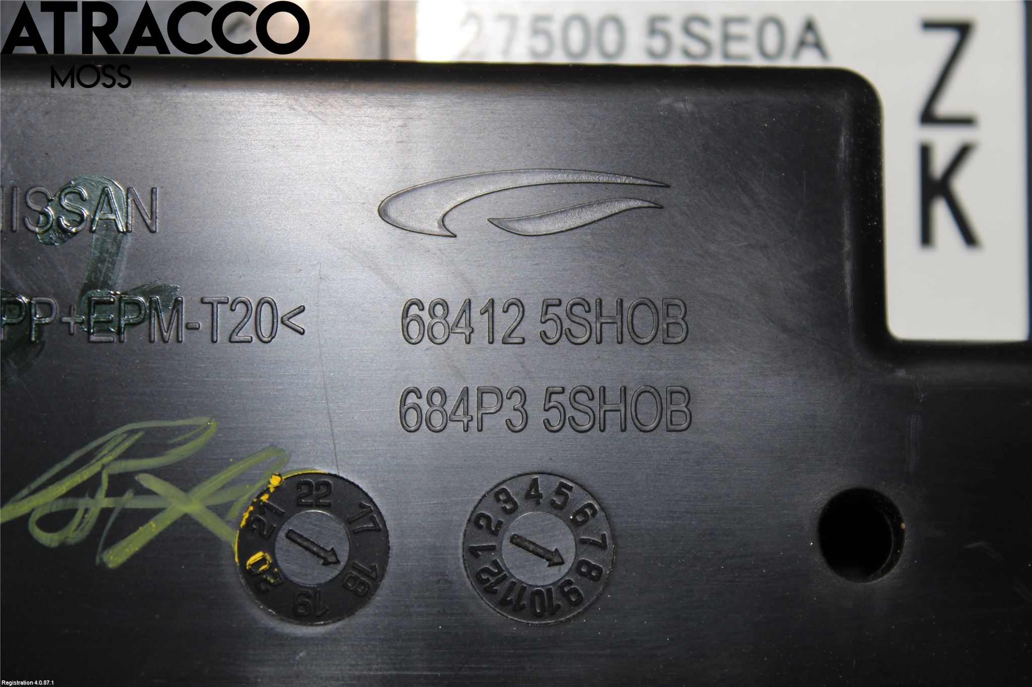 Nissan LEAF 18- Varme Ac Betjening-Display