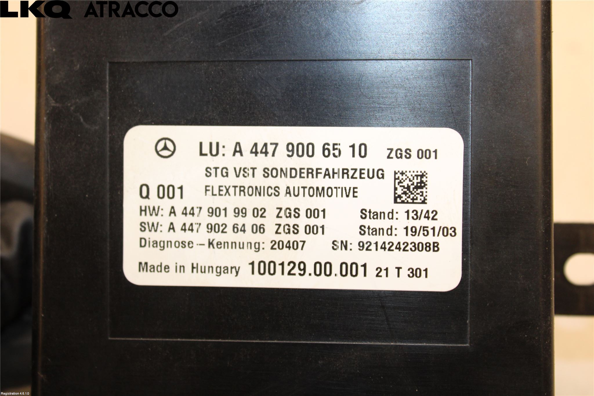 Mercedes-Benz MB VITO/V-KLASS (W640,W447,W448) 14- Styreenhet Øvrig