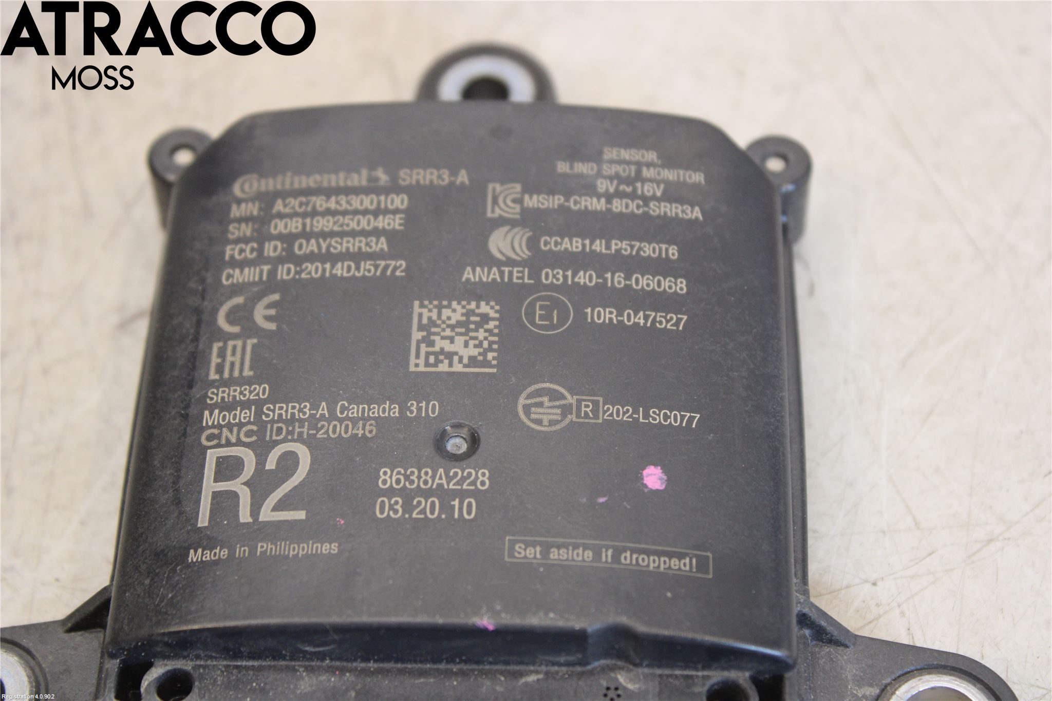 Mitsubishi OUTLANDER 13-21 Sensor Kollisjonsbeskyttelse
