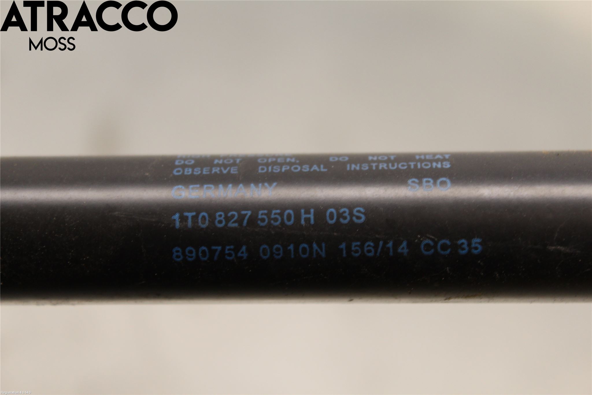 Volkswagen VW TOURAN 10-15 Bakluke Demper-Gassfjær