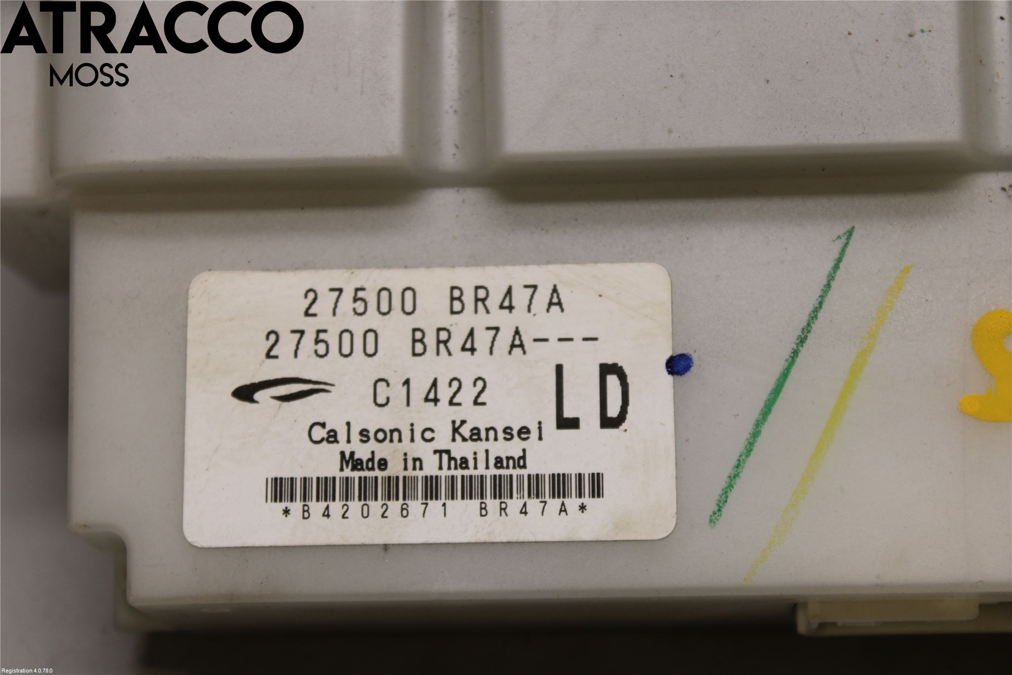 Nissan QASHQAI 10-14 Varme Ac Betjening-Display