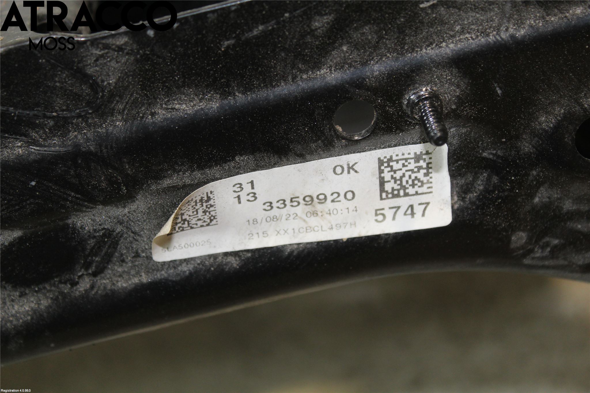 Skoda ENYAQ iV 21- Bakaksel Feste Travers-Ramme