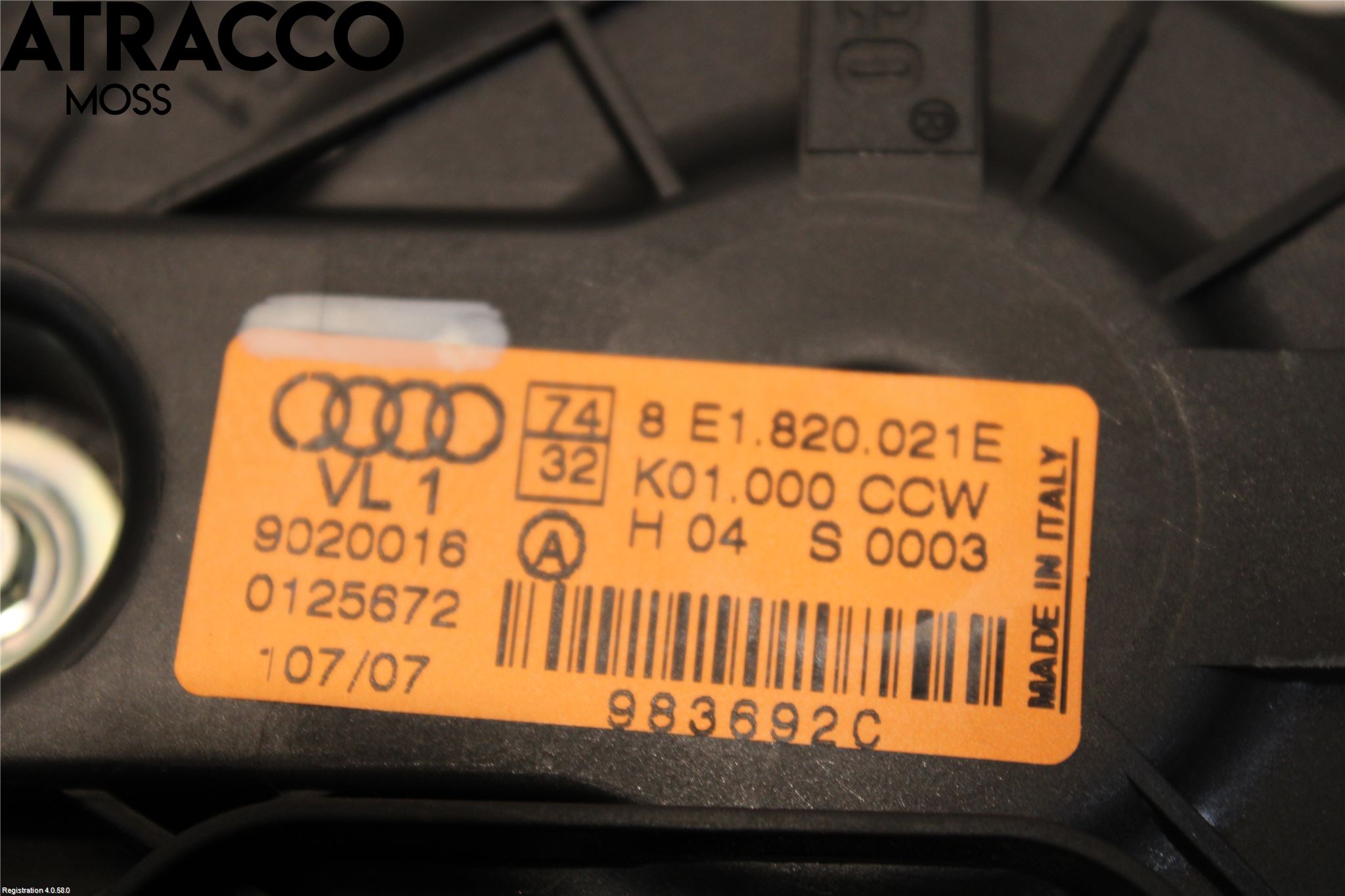 Audi A4/S4 05-07 Varme Ac Varmeapparatvifte