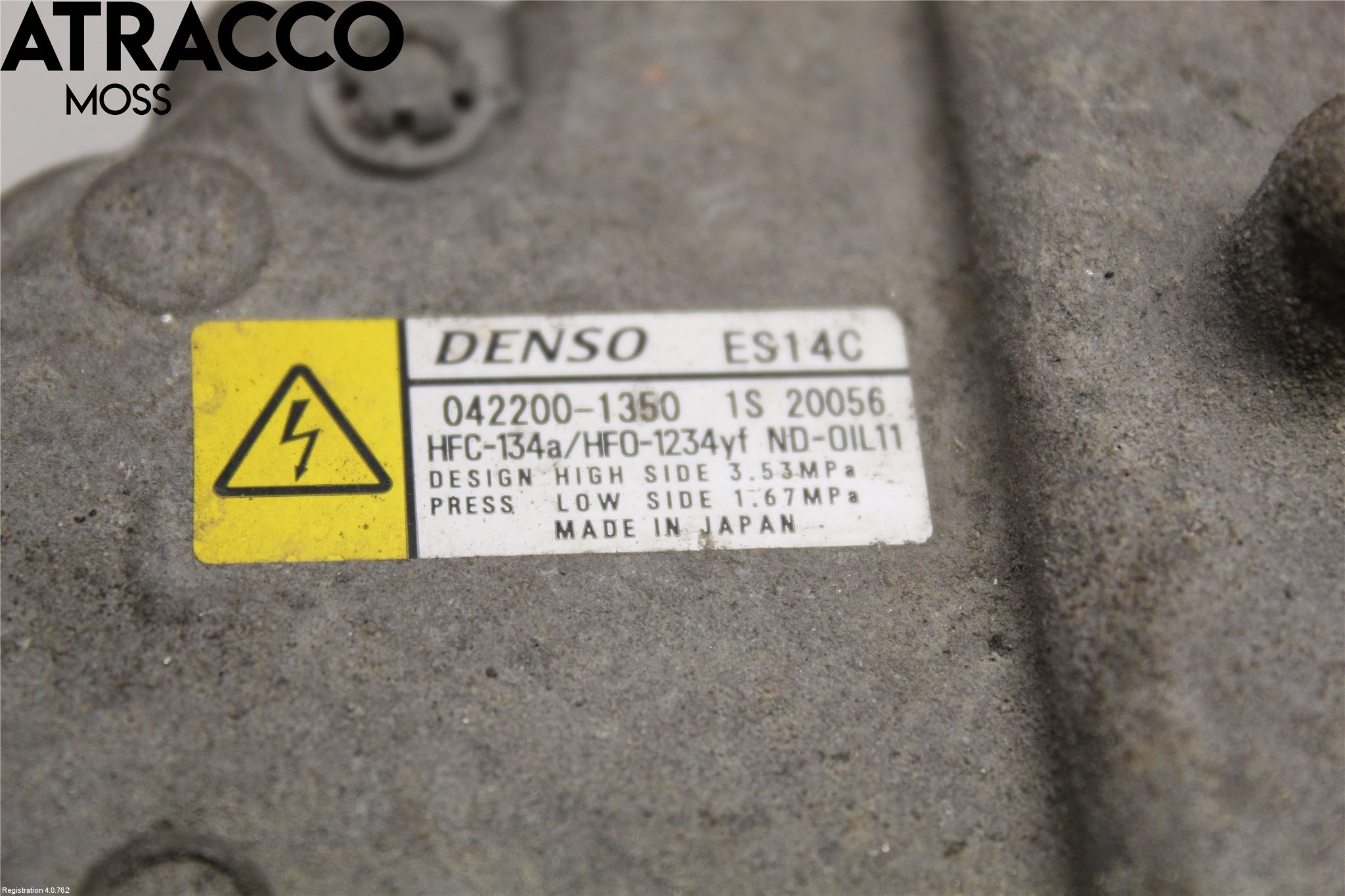 Toyota YARIS XP130 15-20 Varme Ac Kompressor