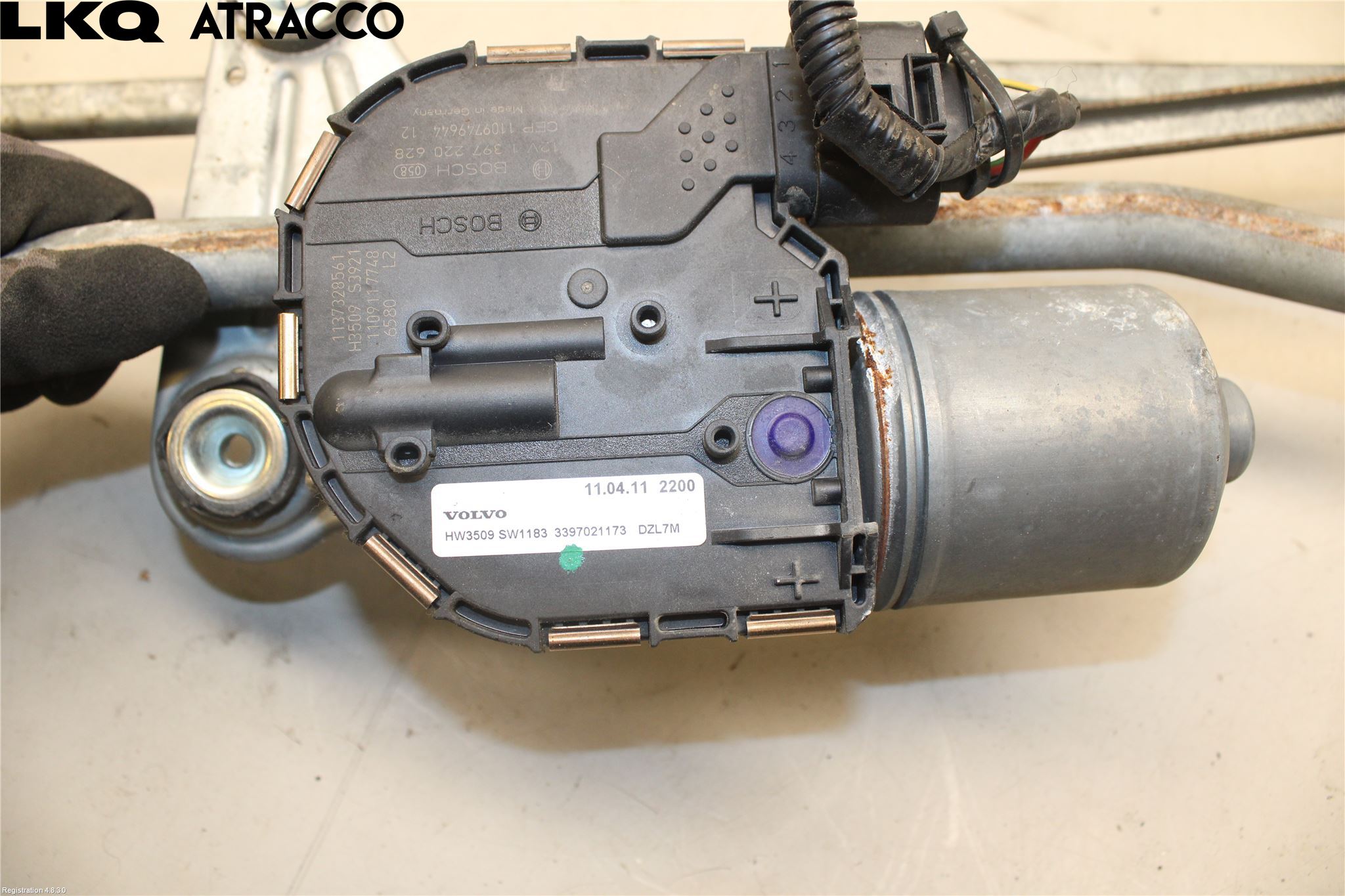 Volvo V60 11-13 Frontlykt Viskermotor V