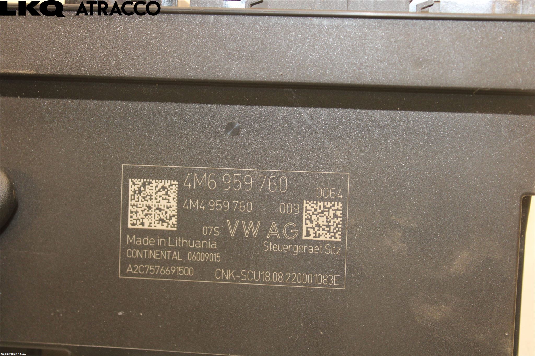 Audi E-TRON, S GE 19- Styreenhet Øvrig