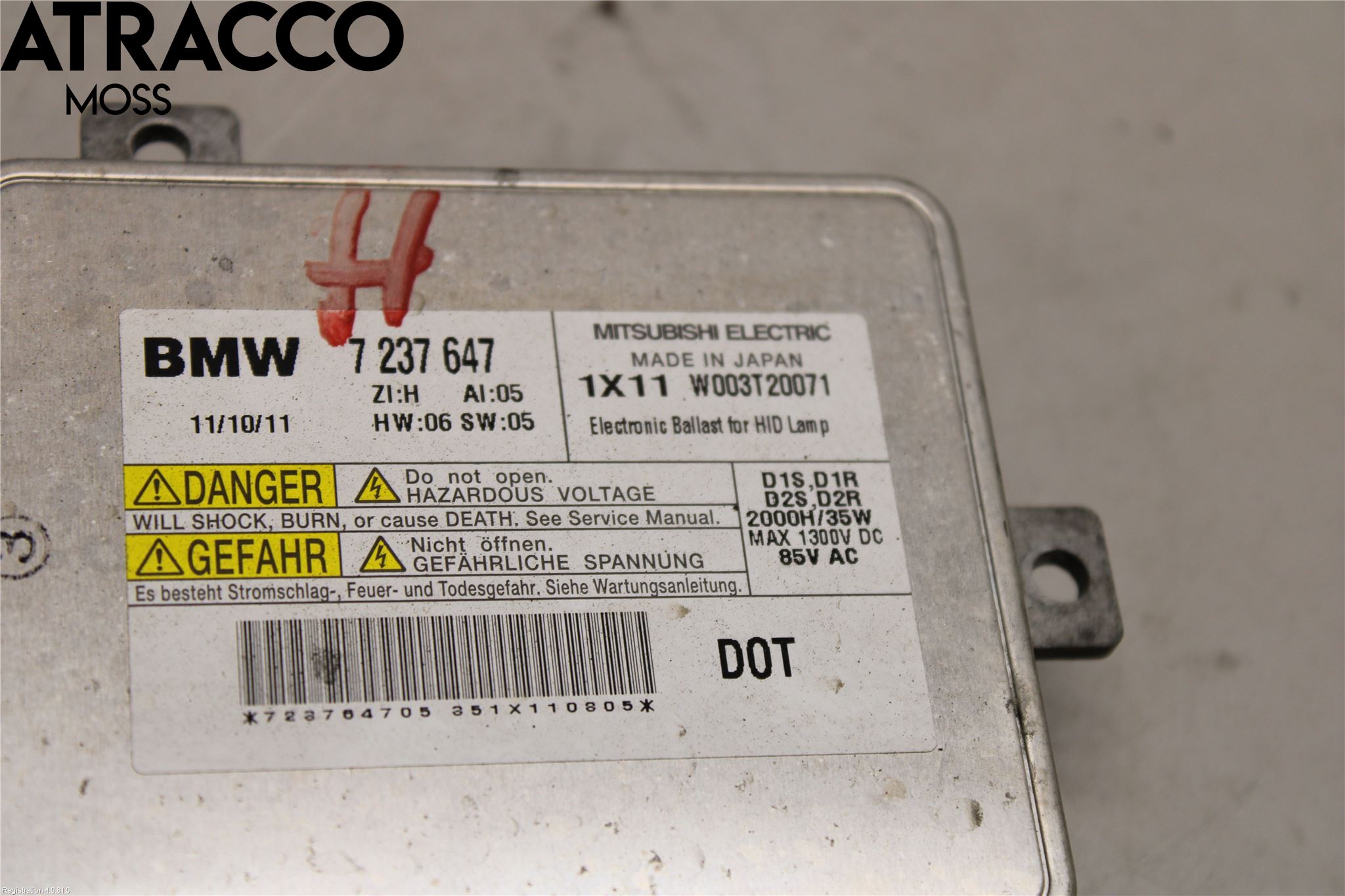 BMW 3 E90/91 SED/TOU 05-12 Styreenhet Xenon