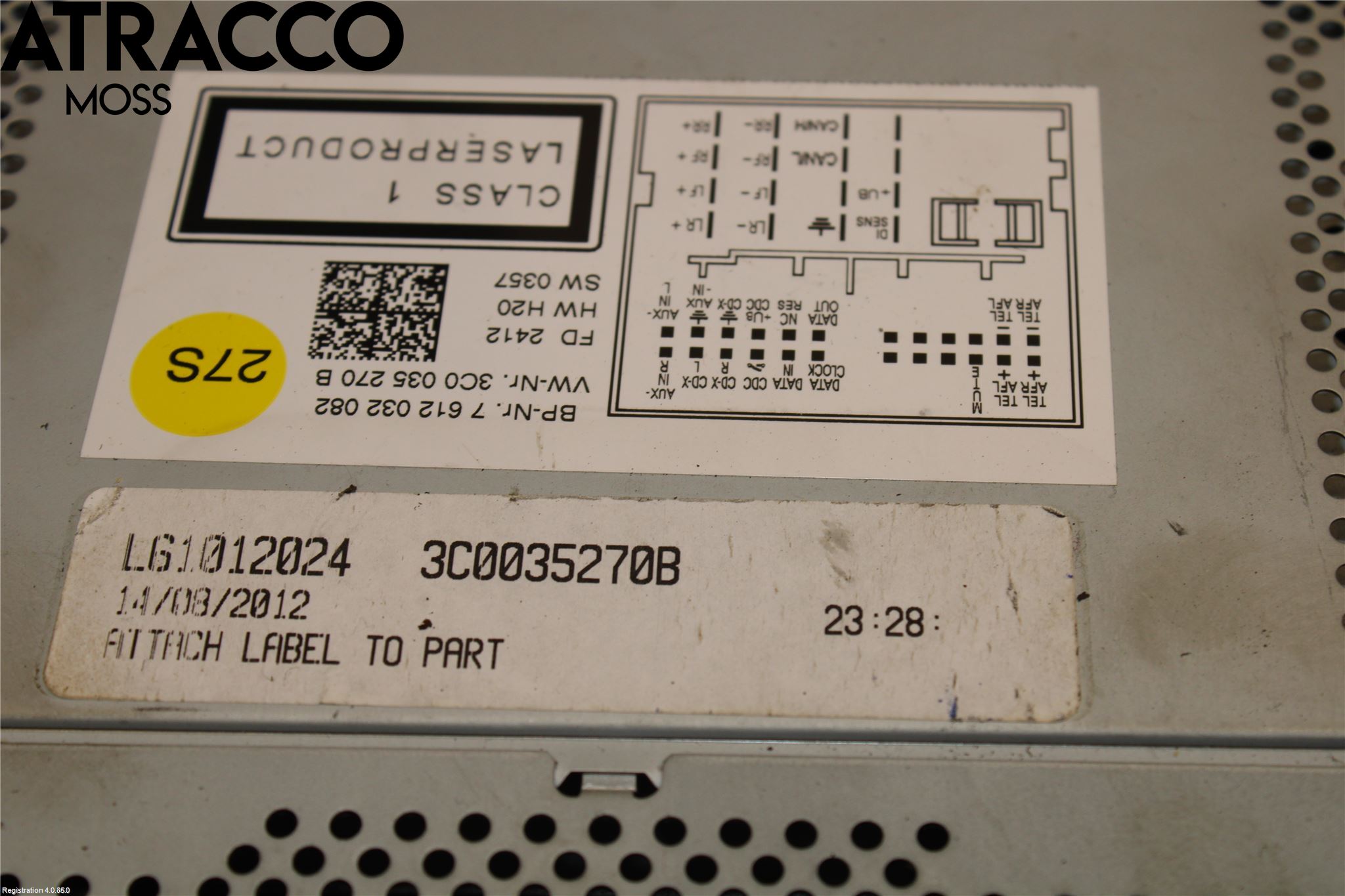 Volkswagen VW POLO 05-09 Stereo Radio