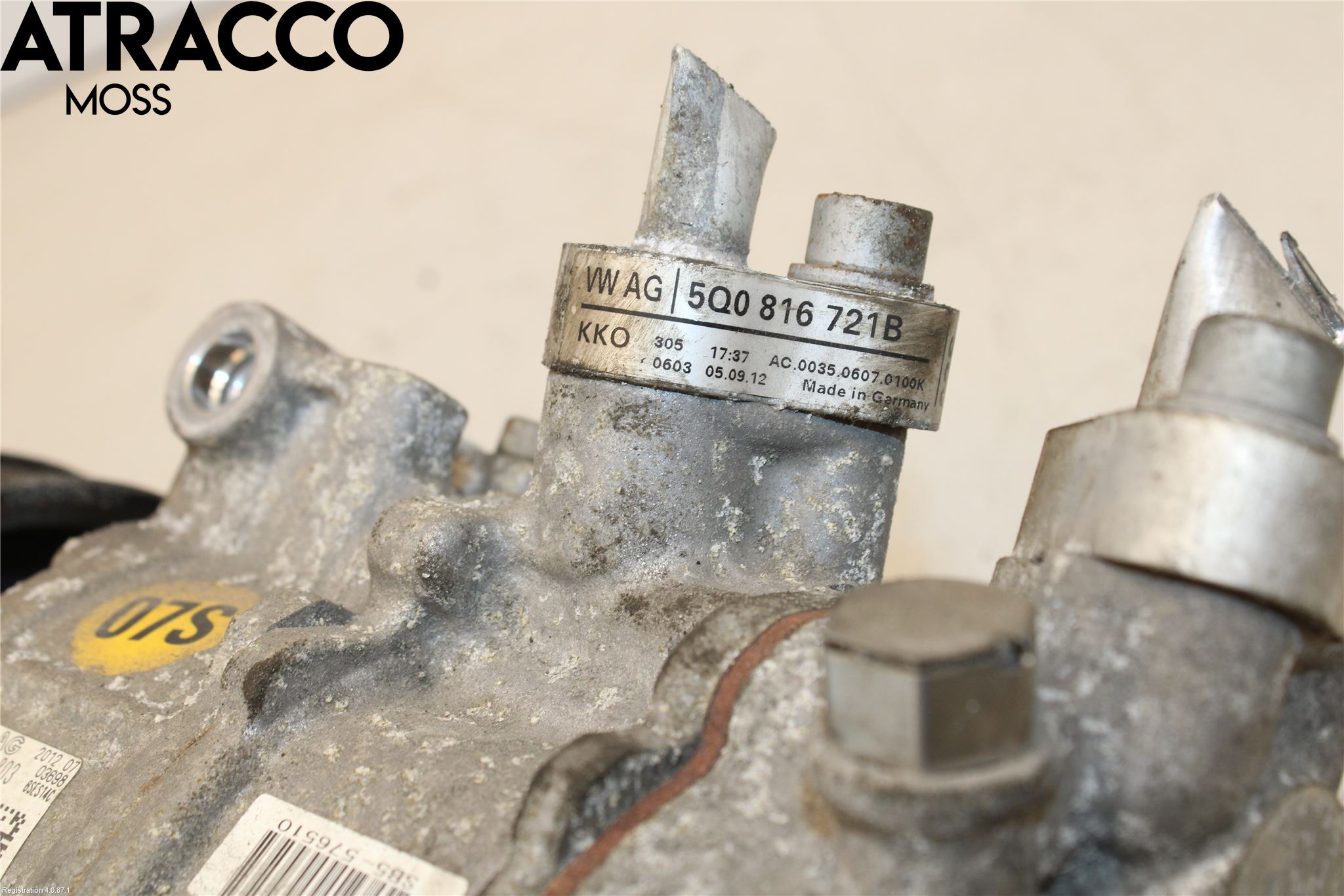 Volkswagen VW GOLF / E-GOLF VII 13-20 Varme Ac Kompressor