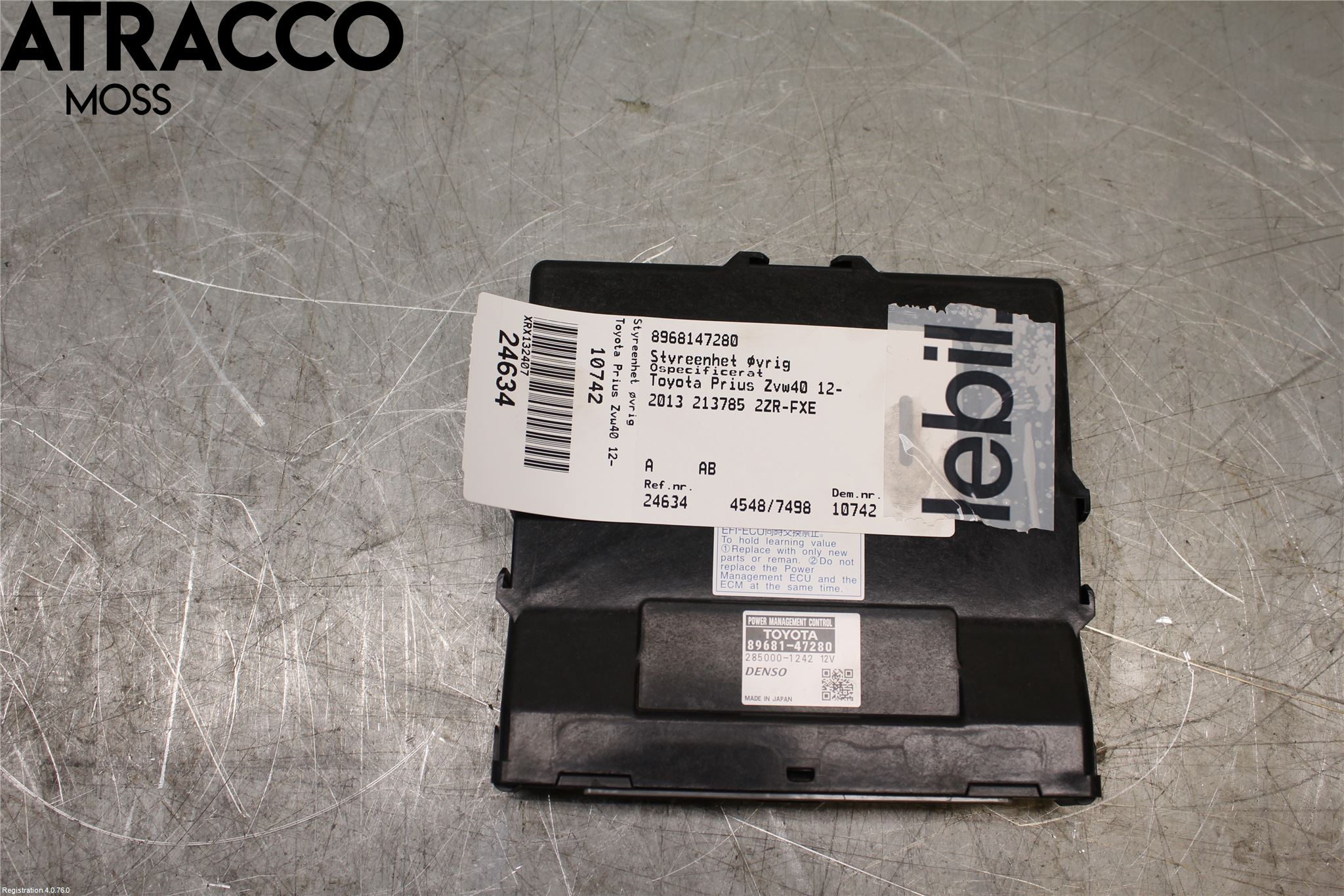 Toyota PRIUS+ ZVW40 12-20 Styreenhet Øvrig