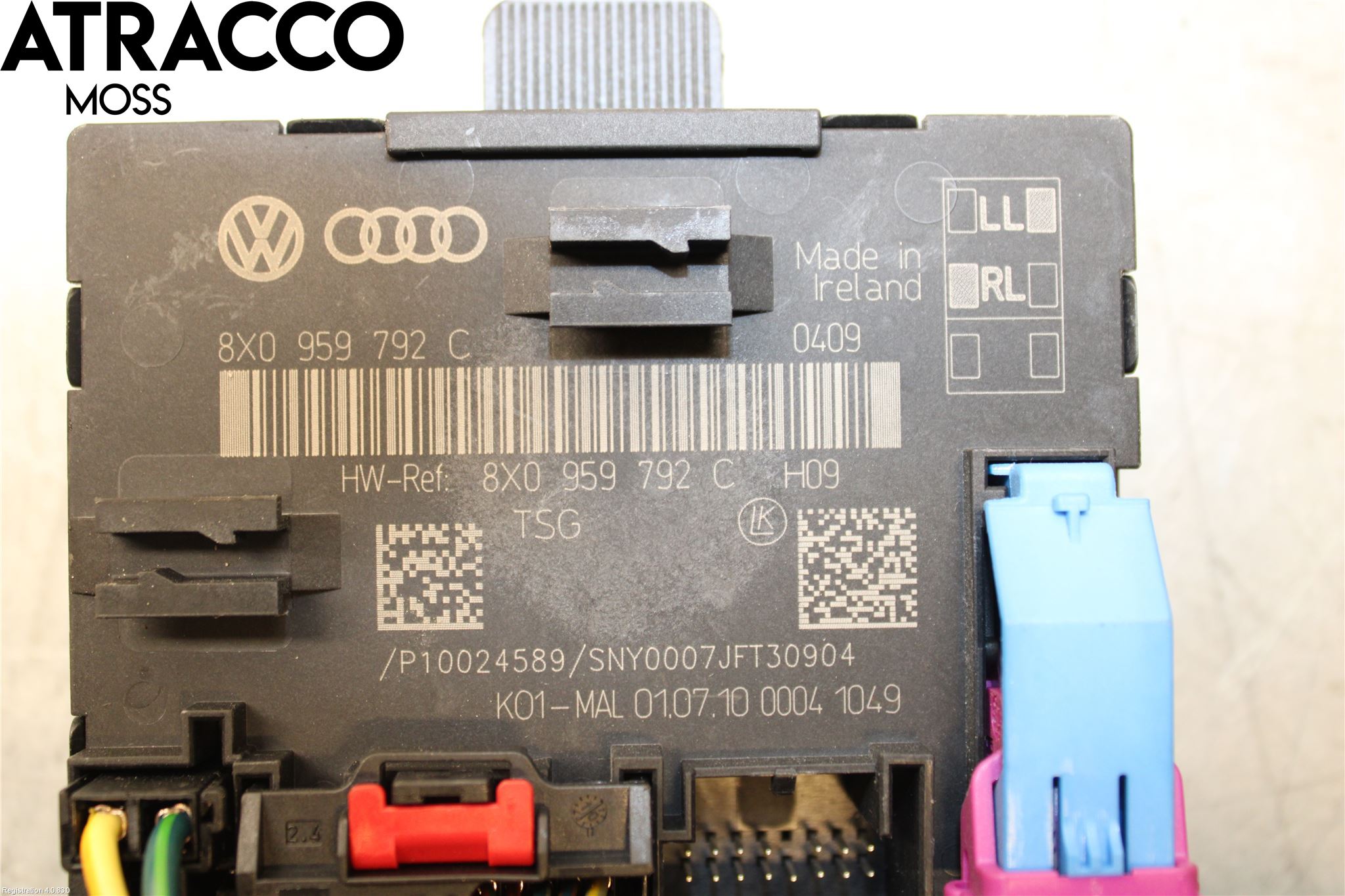 Audi A1/S1 11-18 Styreenhet Dør