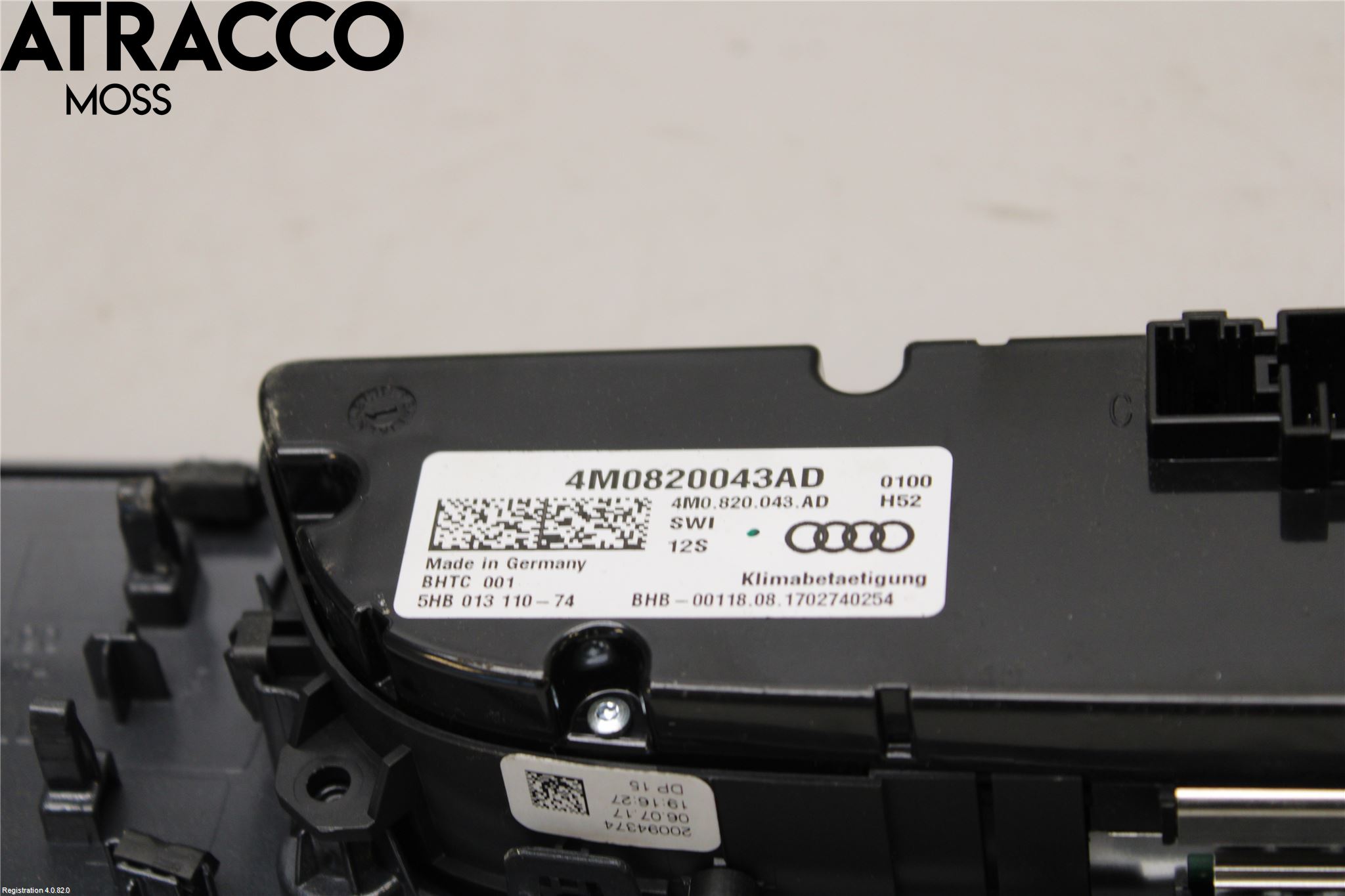 Audi Q7/SQ7 Varme Ac Betjening-Display