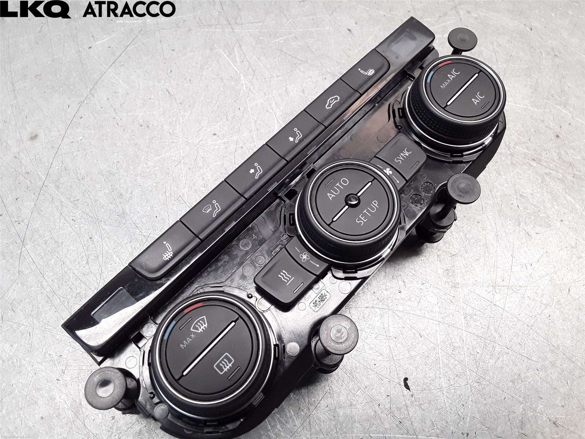 Volkswagen VW GOLF / E-GOLF VII 13-20 Varme Ac Betjening-Display