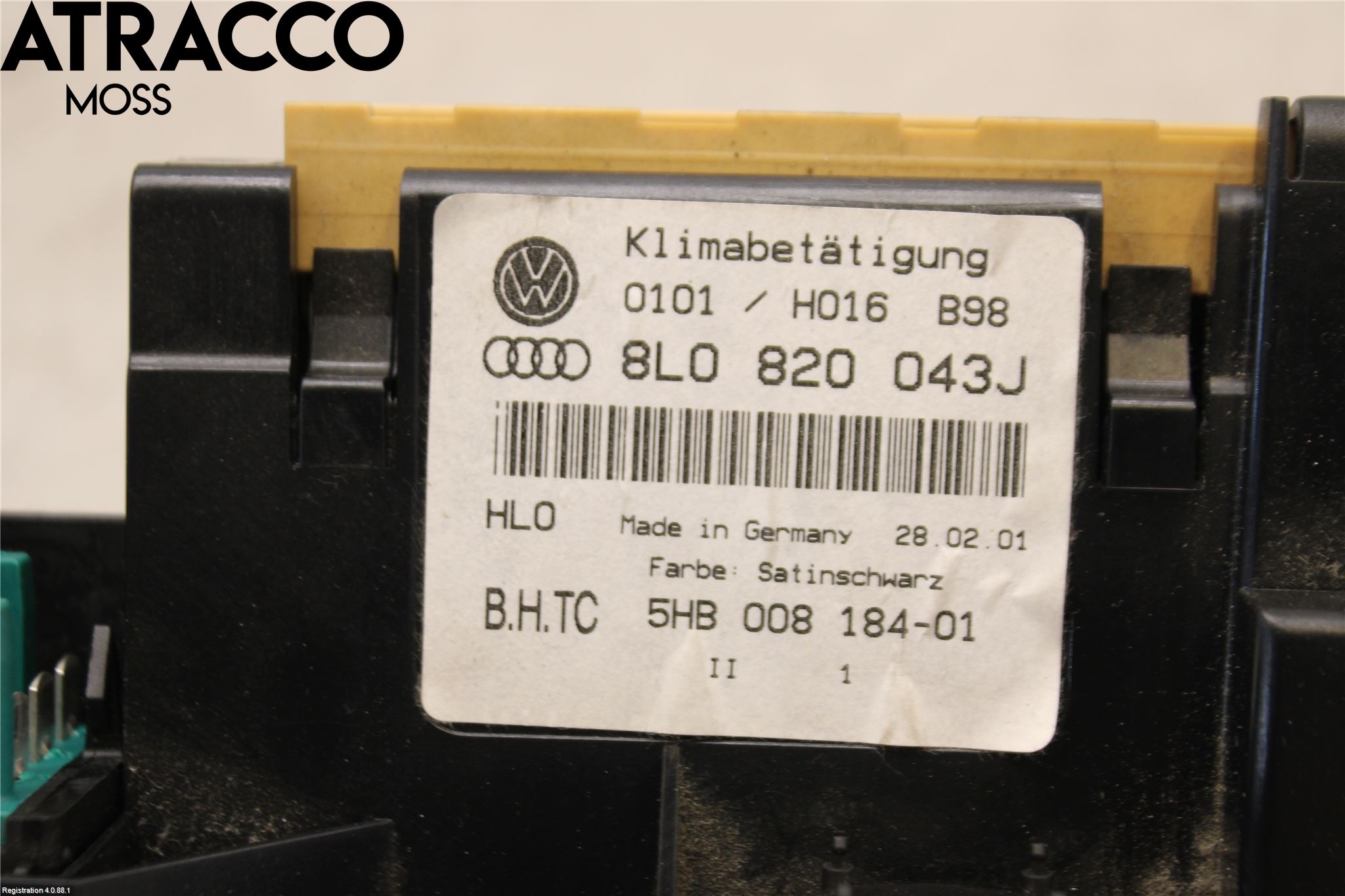 Audi A3/S3     96-03 Varme Ac Betjening-Display