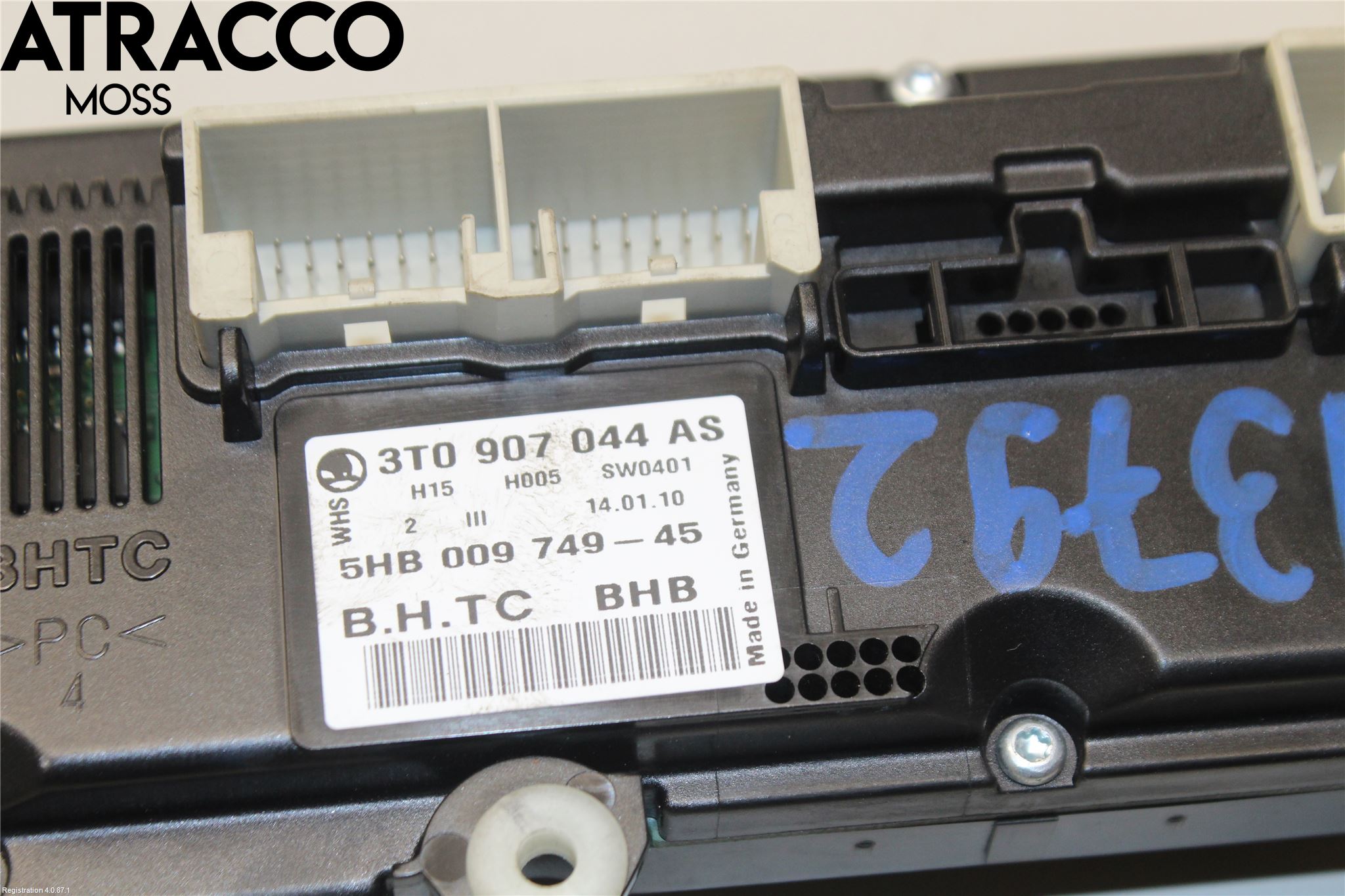 Skoda SUPERB 09-15 Varme Ac Betjening-Display