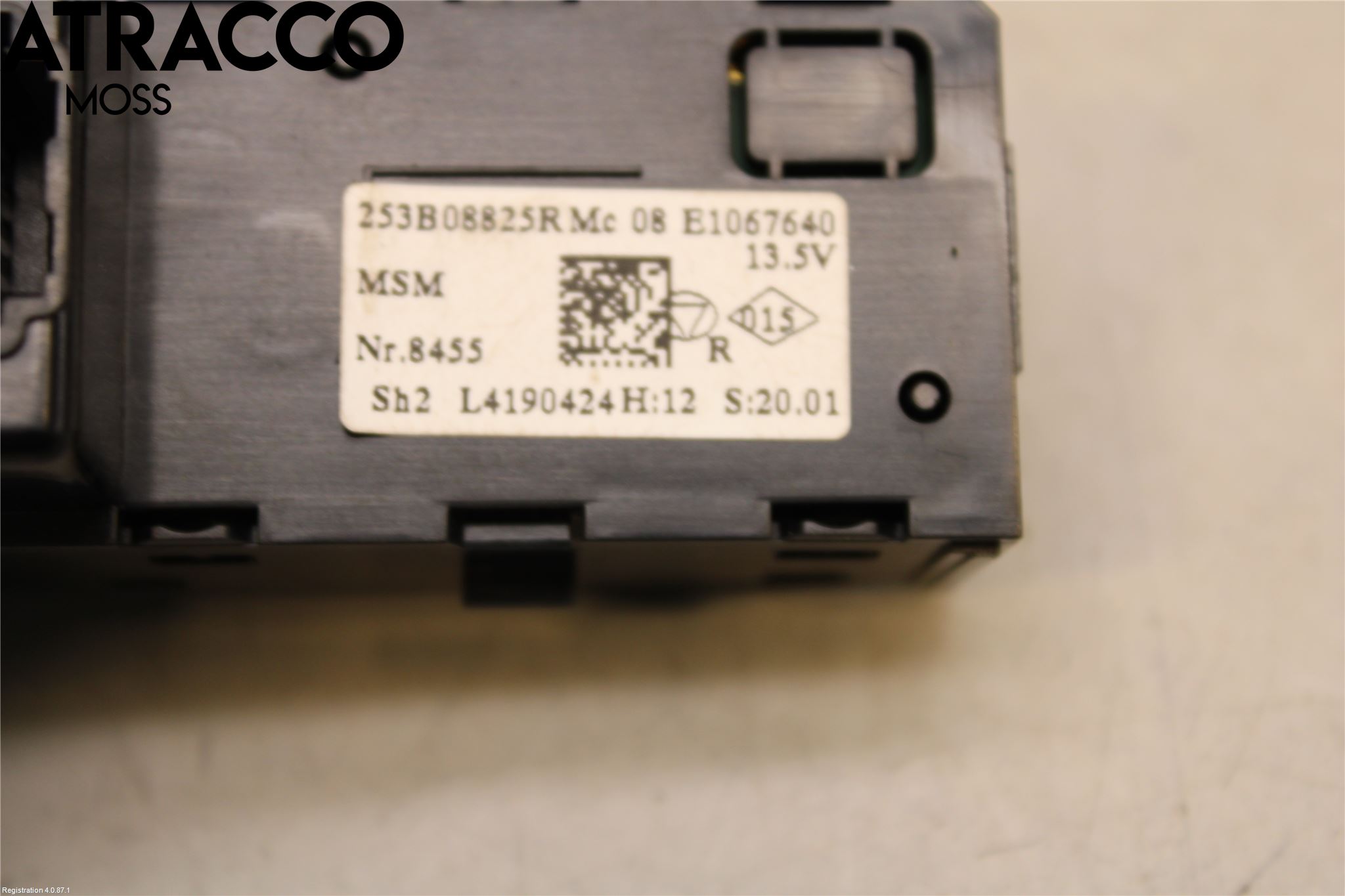 Renault ZOE/E-TECH 13- Bryter Multifunksjon