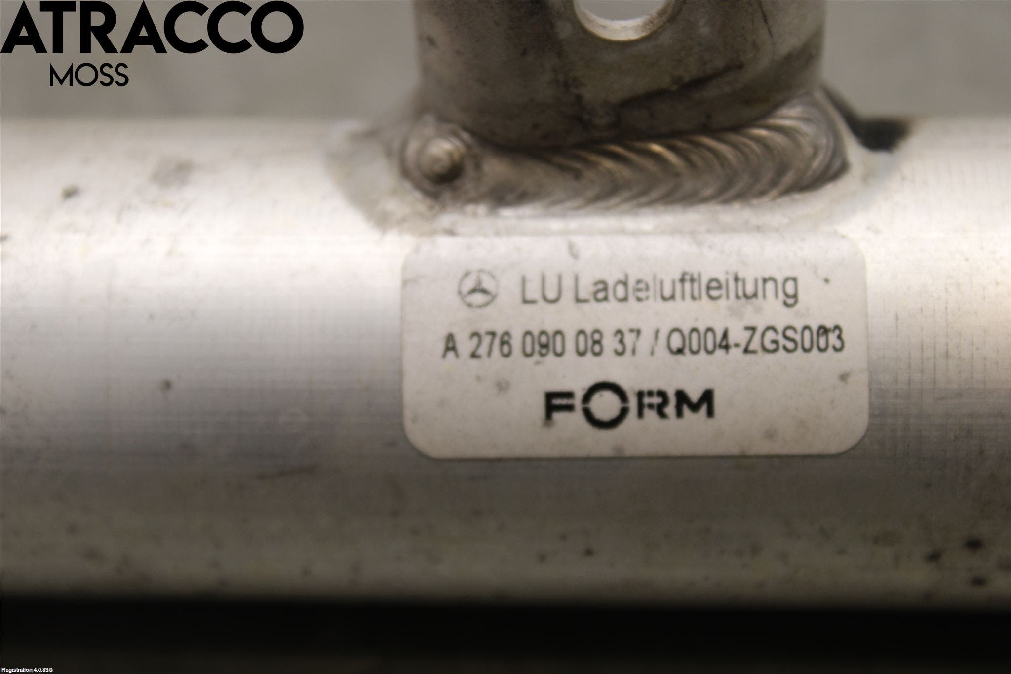 Mercedes-Benz MB S-KLASS (W222) 13-20 Intercooler Rør-Slange