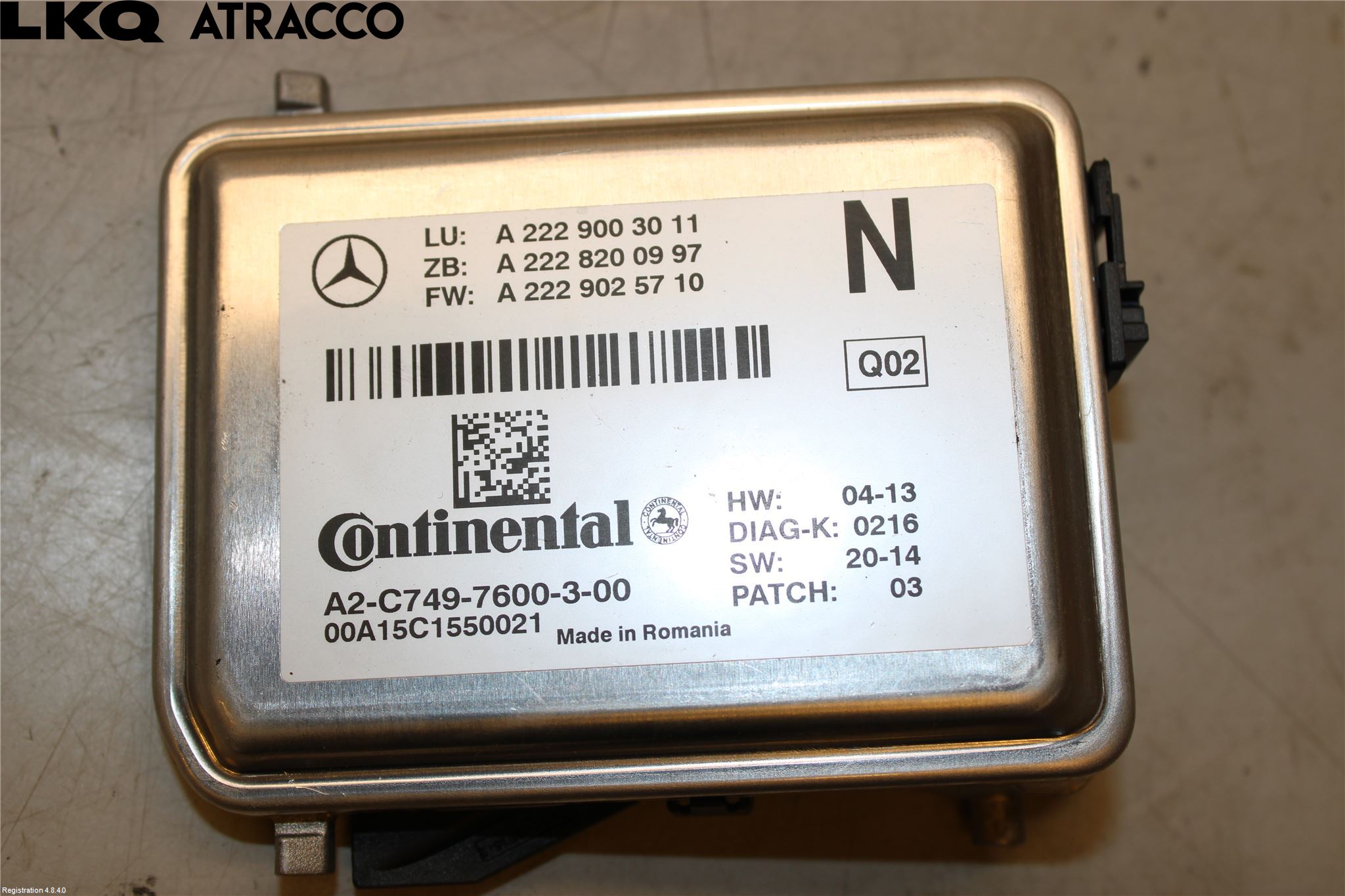 Mercedes-Benz MB C-KLASS (W205) 14-21 Parkeringshjelp Kamera