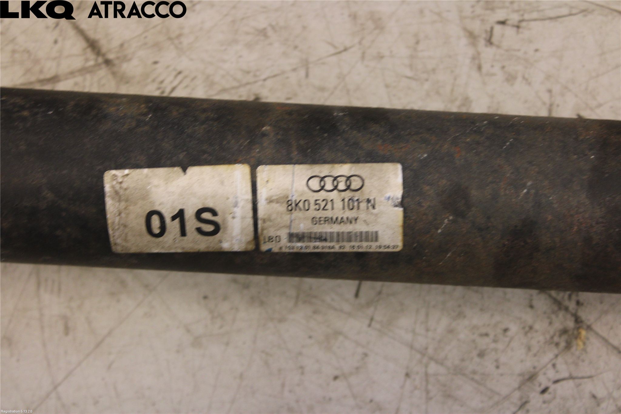 Audi A5 07-16 Mellomaksel Kompl