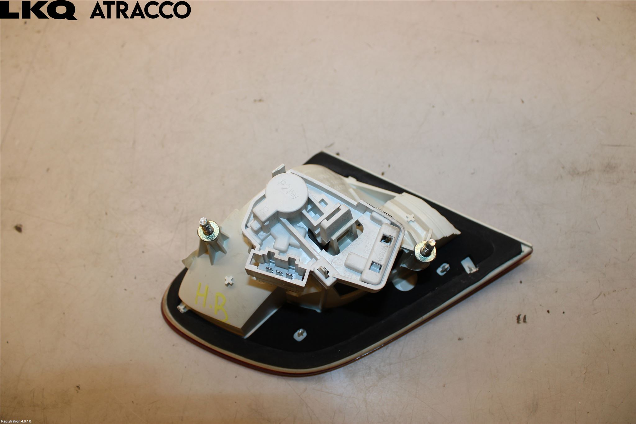 Skoda OCTAVIA (1Z) 05-13 Baklykt Høyre  På Luke(Indre)