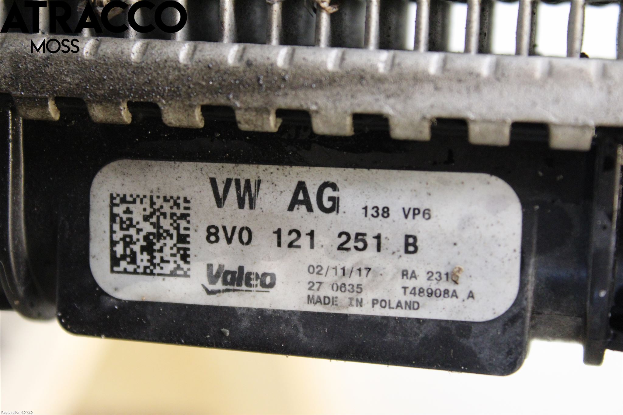 Audi A3/S3 8V 13-20 Radiator Automat