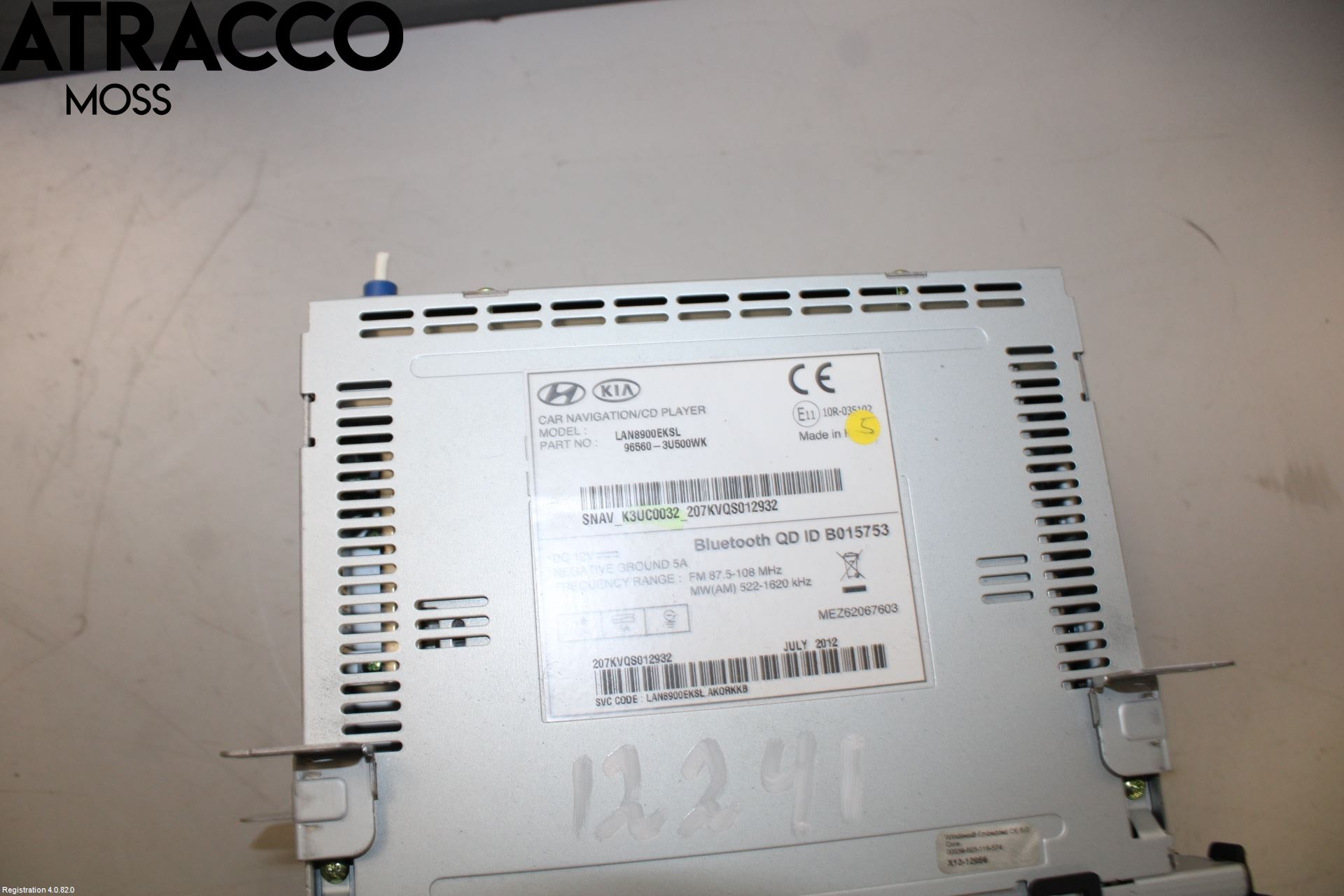 Kia SPORTAGE (SL) 11-15 Stereo Radio