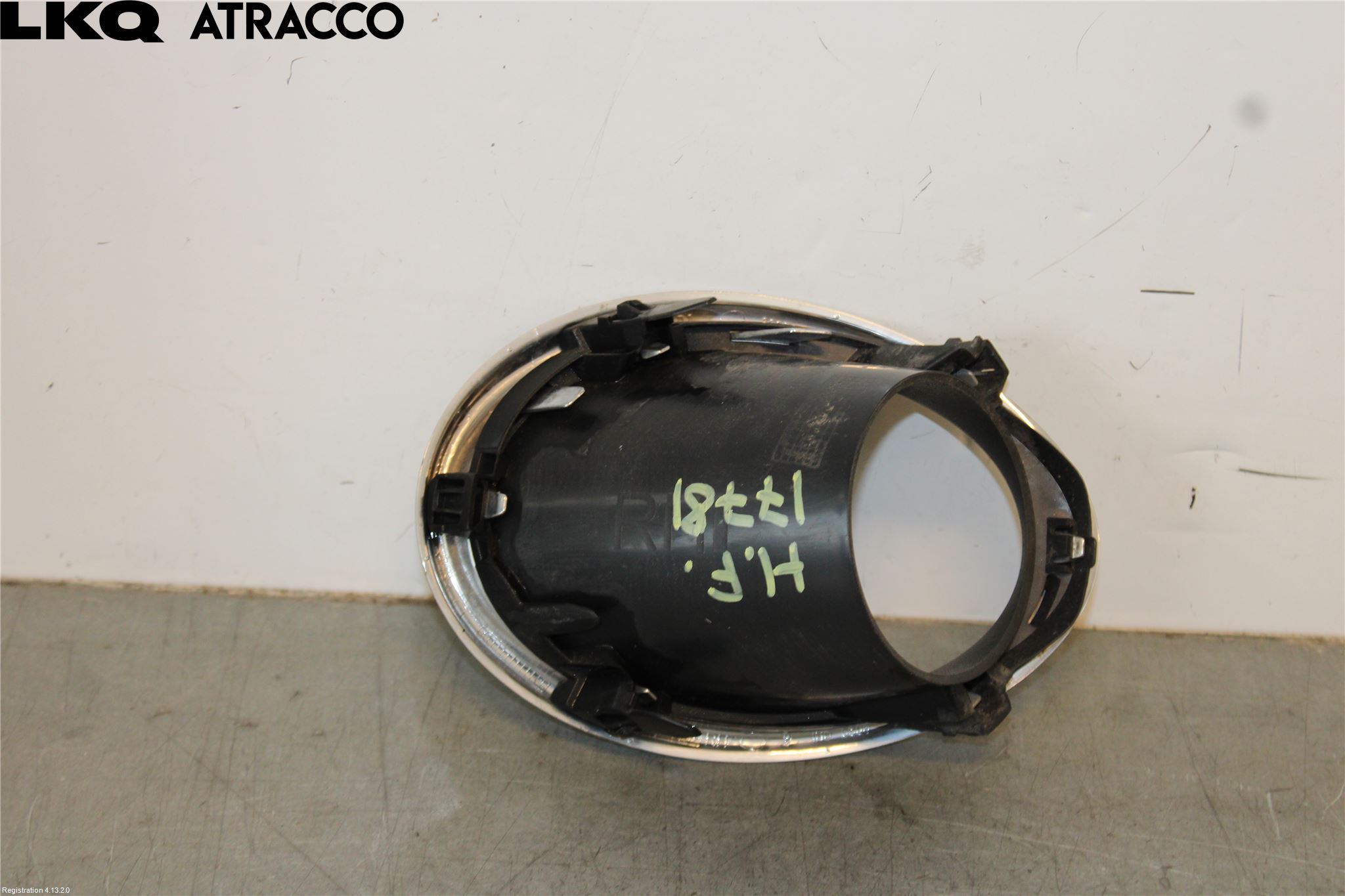 Nissan QASHQAI 14-17 Frontlykt Kurve-Tåkelys Ramme