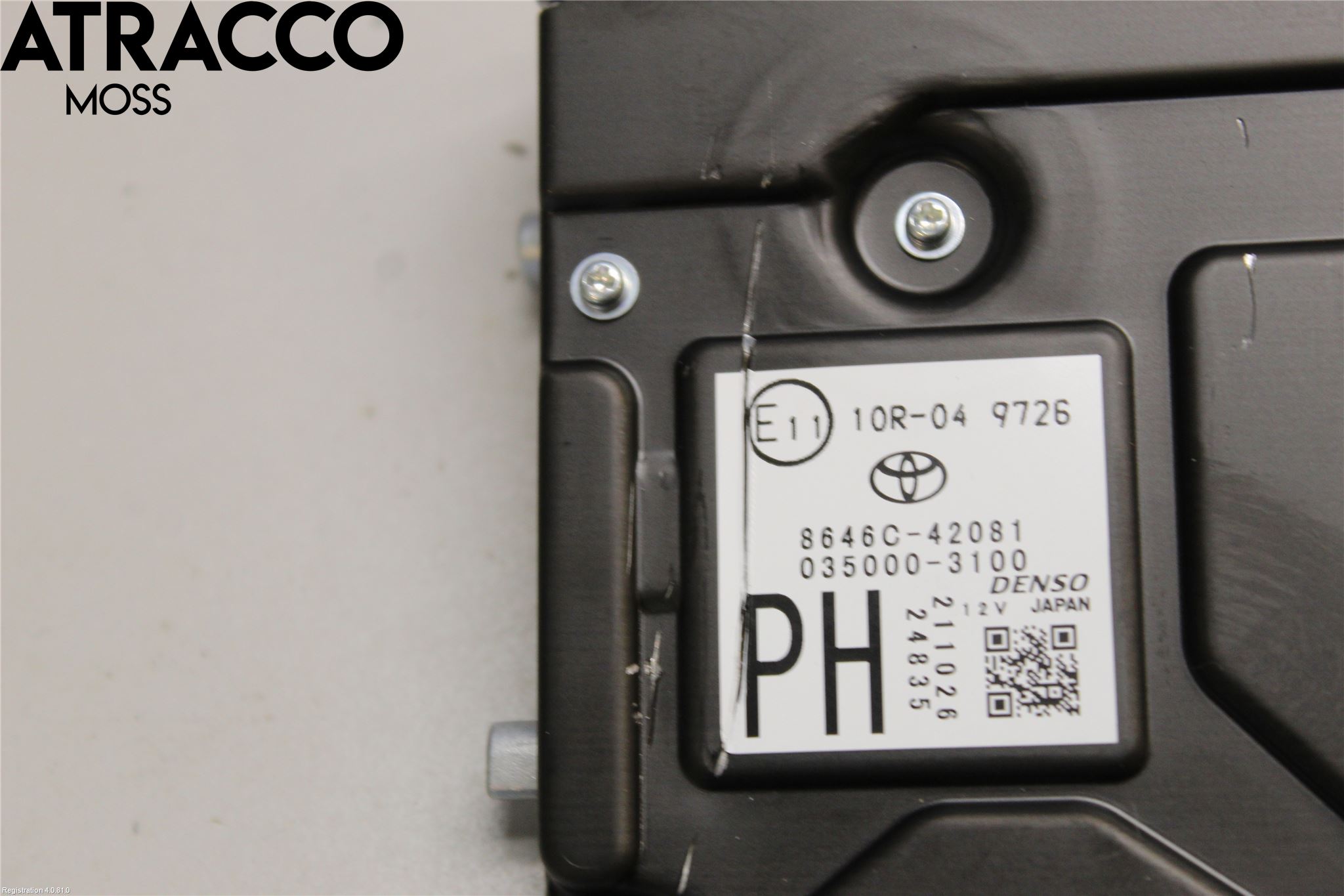 Suzuki ACROSS 21- Parkeringshjelp Kamera