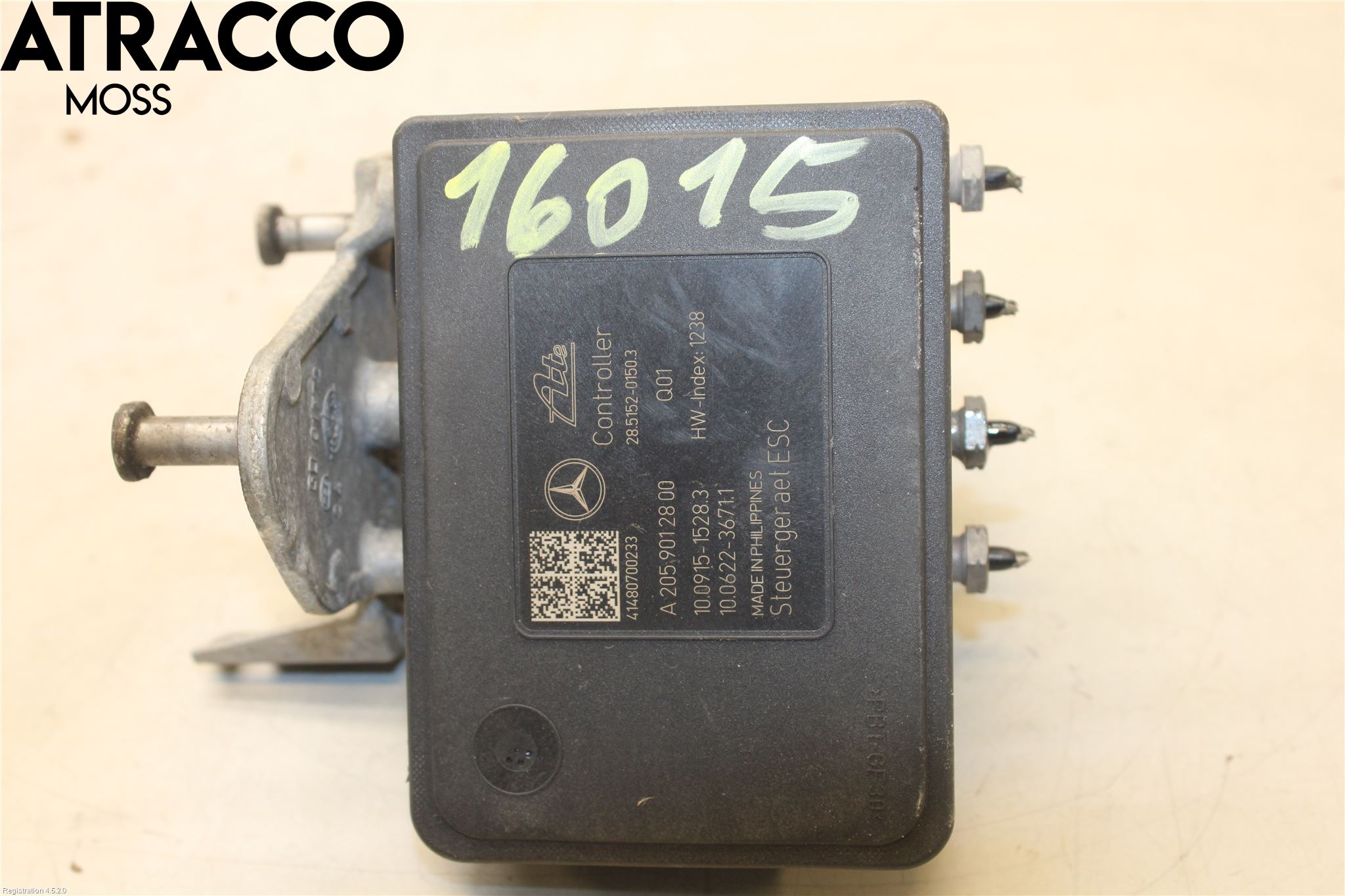 Mercedes-Benz MB C-KLASS (W205) 14-21 Abs Hydraulikkaggregat