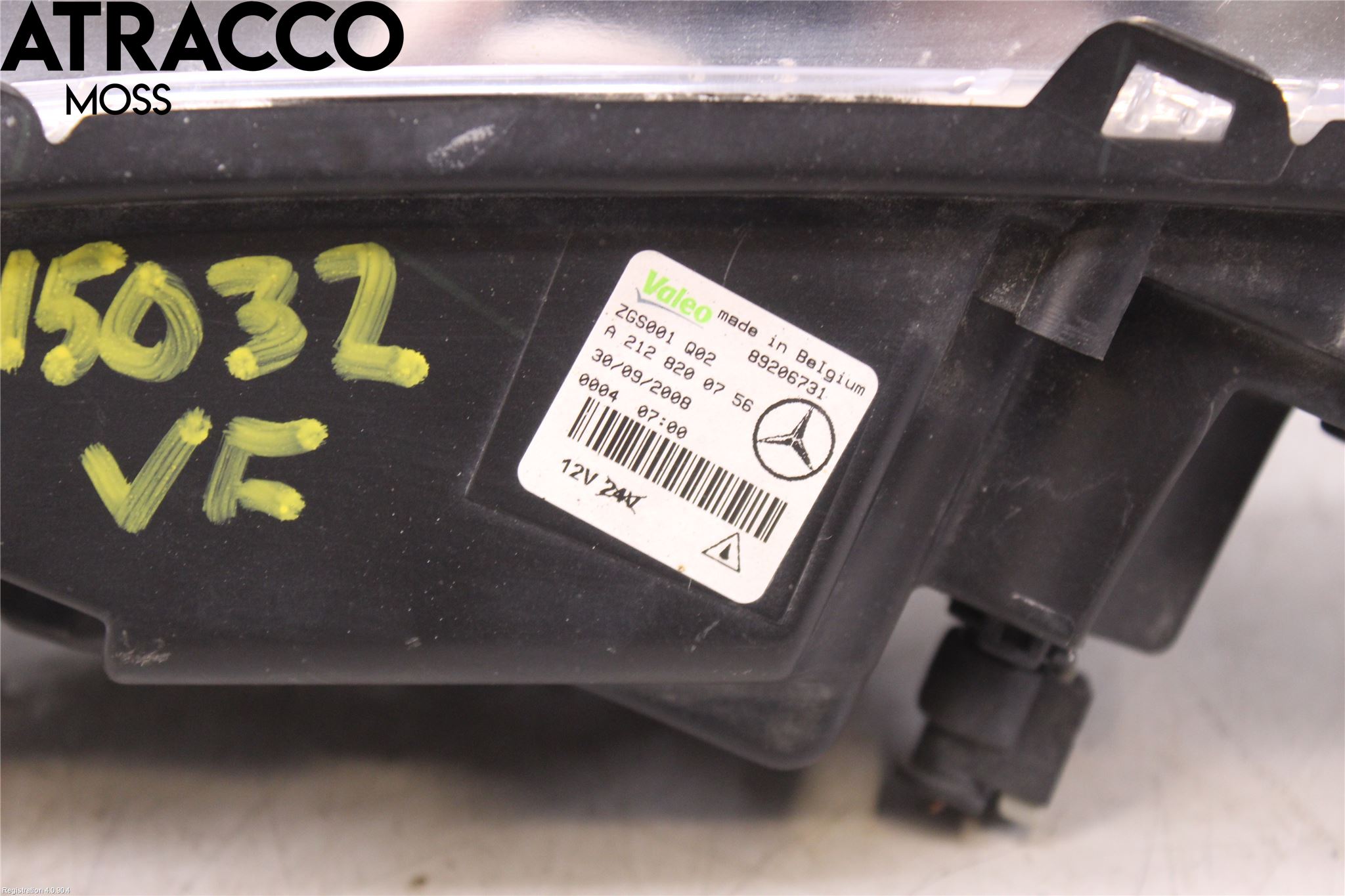 Mercedes-Benz MB E-KLASS (W212) 09-16 Frontlykt-Kurve-Tåkelys