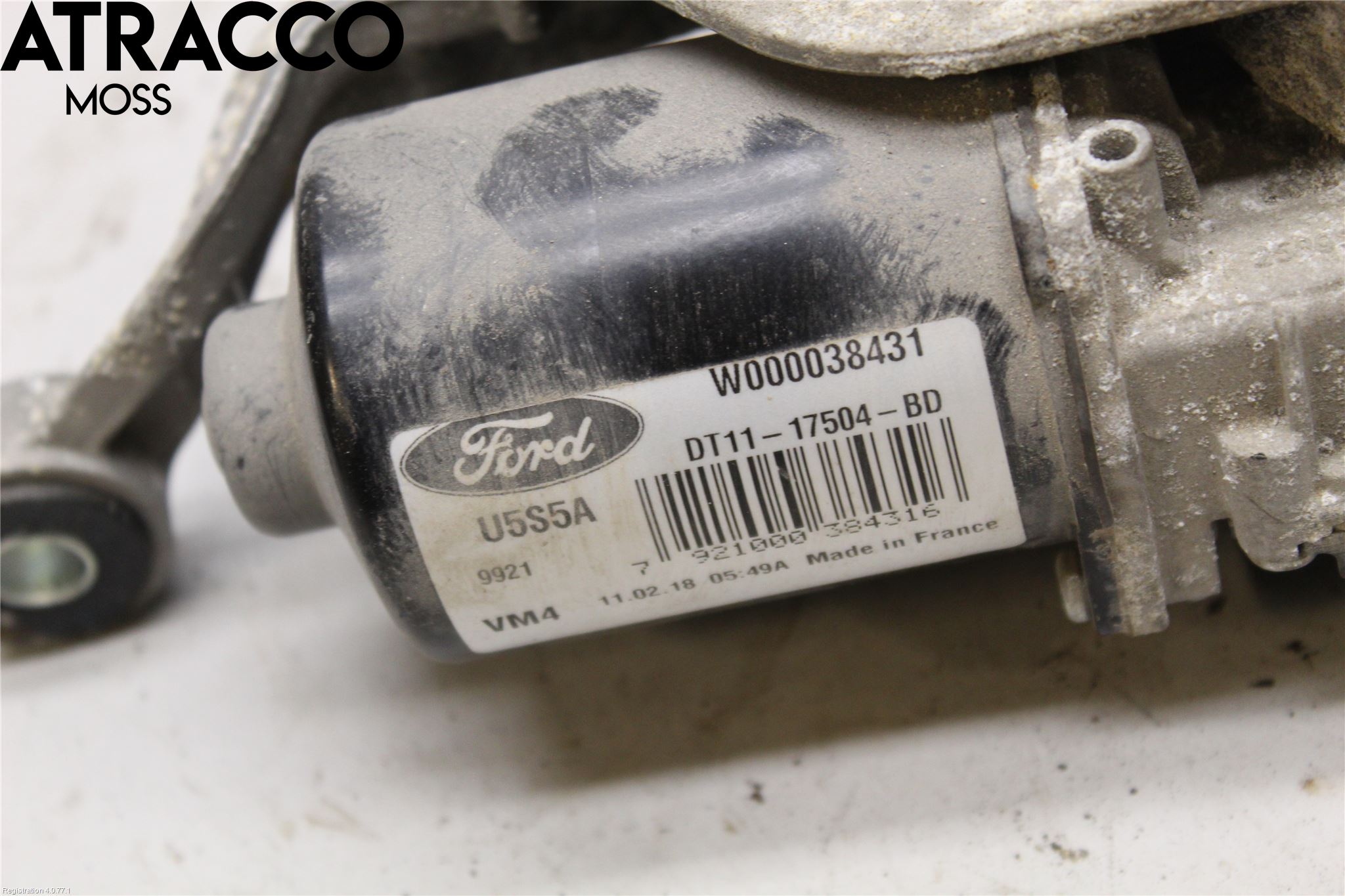 Ford TRANSIT/TOURNEO CONNECT 13-22 Viskermotor Frontrute