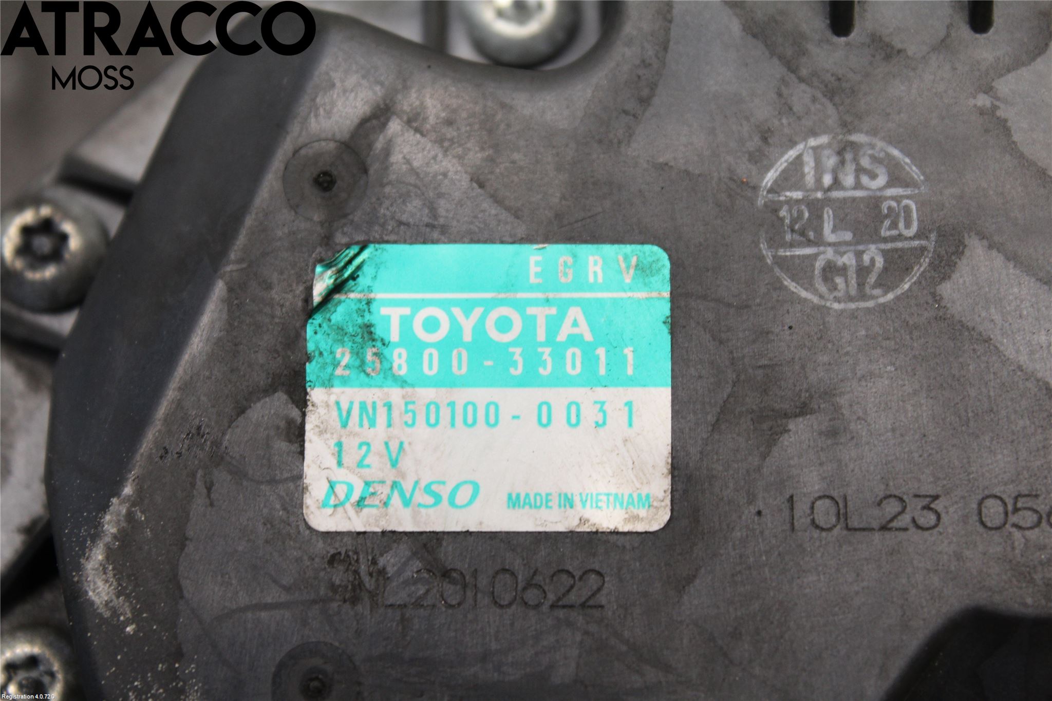 Toyota AURIS 10-12 Egr Ventil