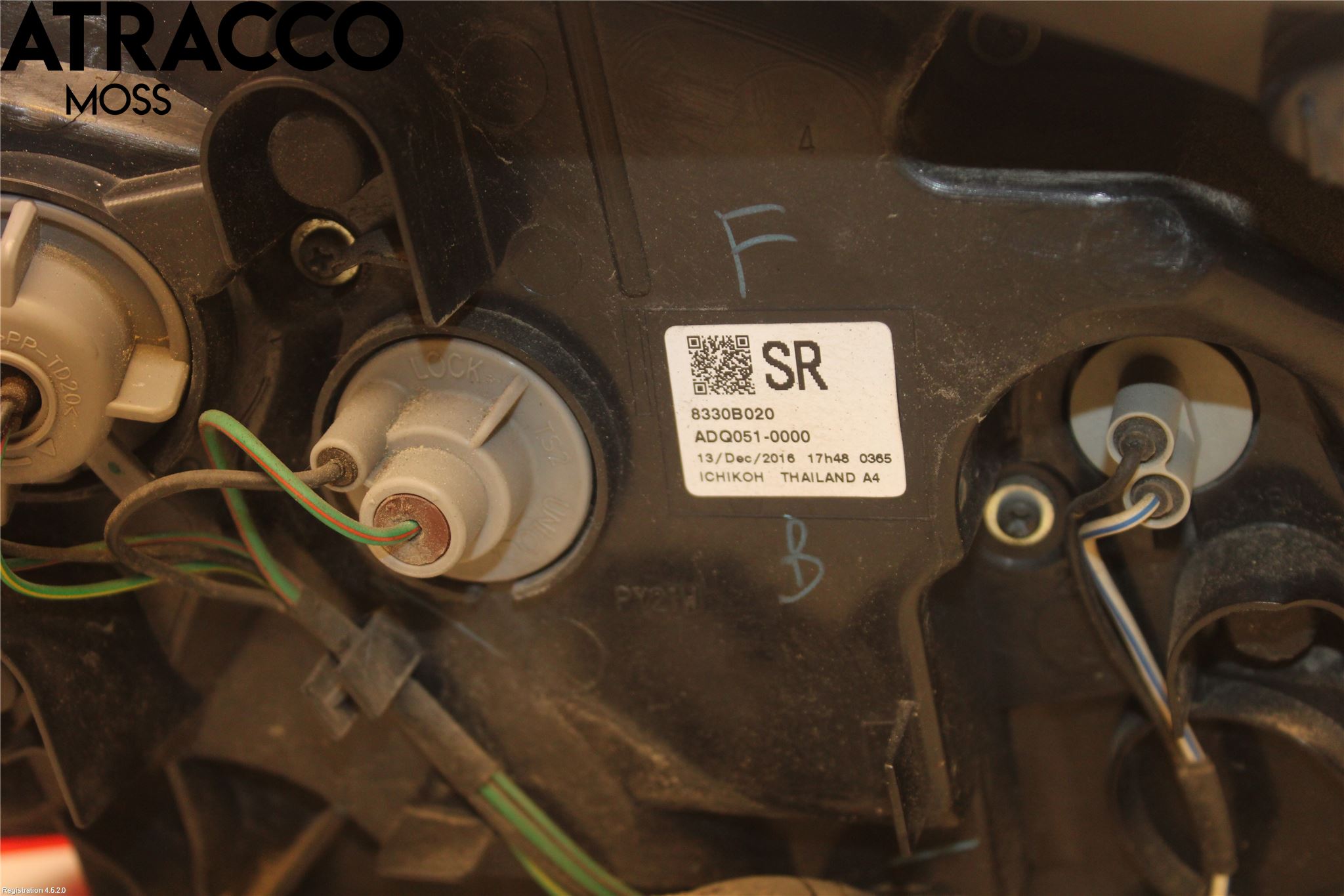 Mitsubishi SPACE STAR 13- Baklykt Høyre