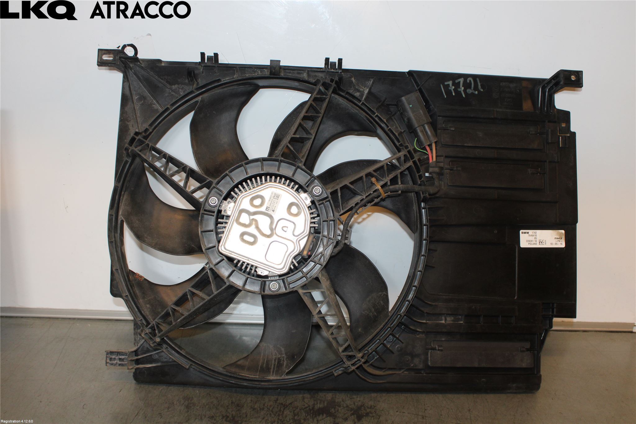 BMW 2 F45 Active Tourer 14-21 Kjølevifte Elektrisk