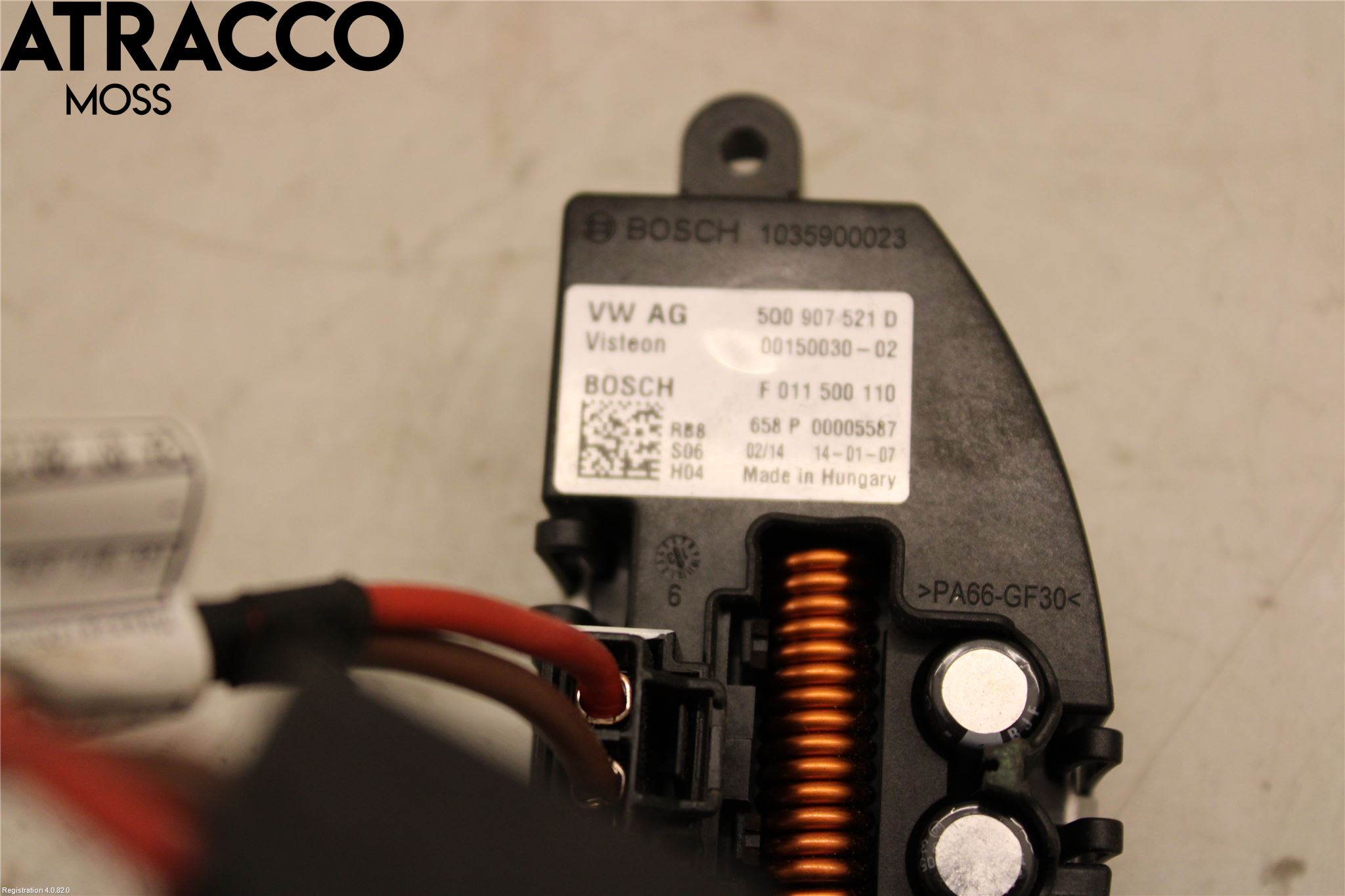 Volkswagen VW UP! / E-UP! Varmeapparat Viftemotstand