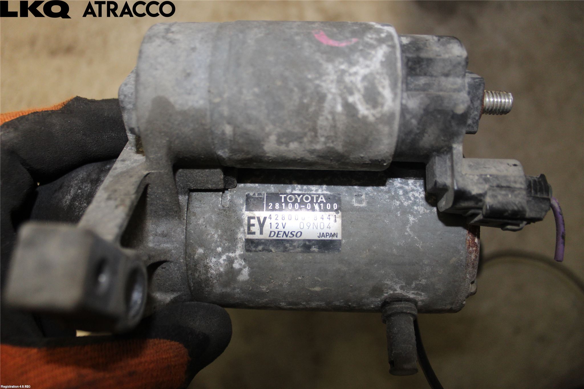 Toyota YARIS XP130 12-14 Startmotor