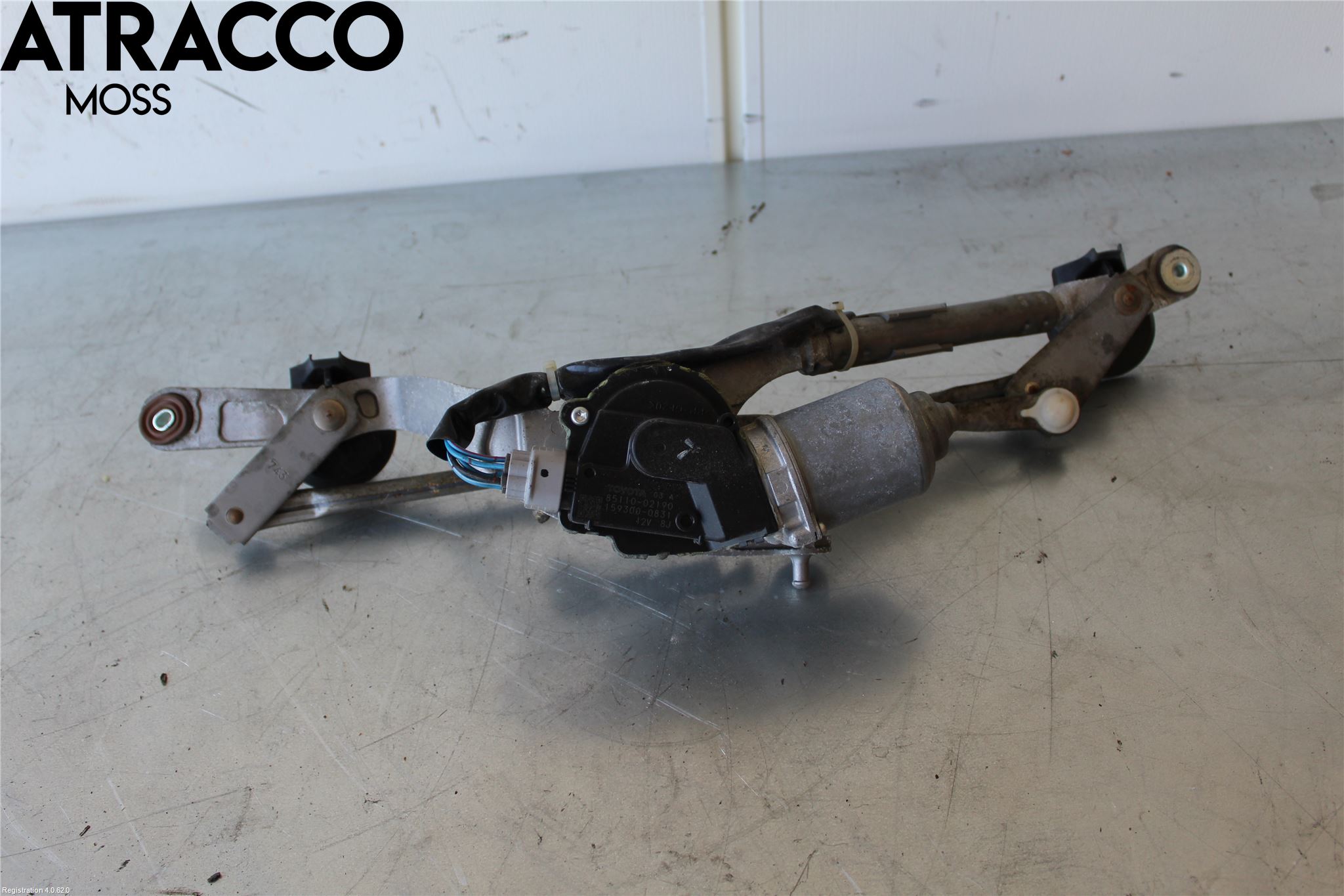 Toyota AURIS 10-12 Viskermotor Frontrute