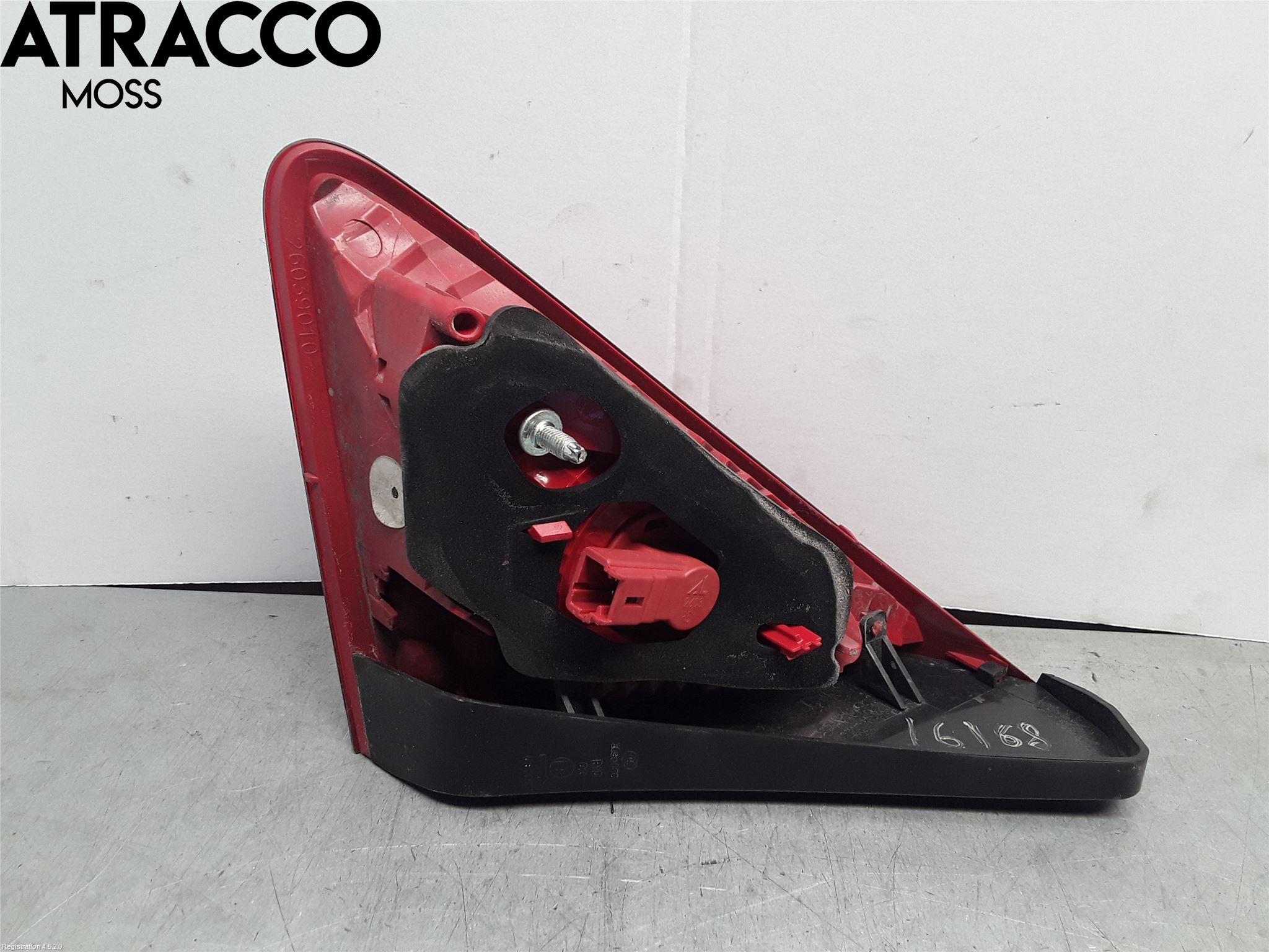 Peugeot 3008 09-16 Baklykt Venstre  På Luke(Indre