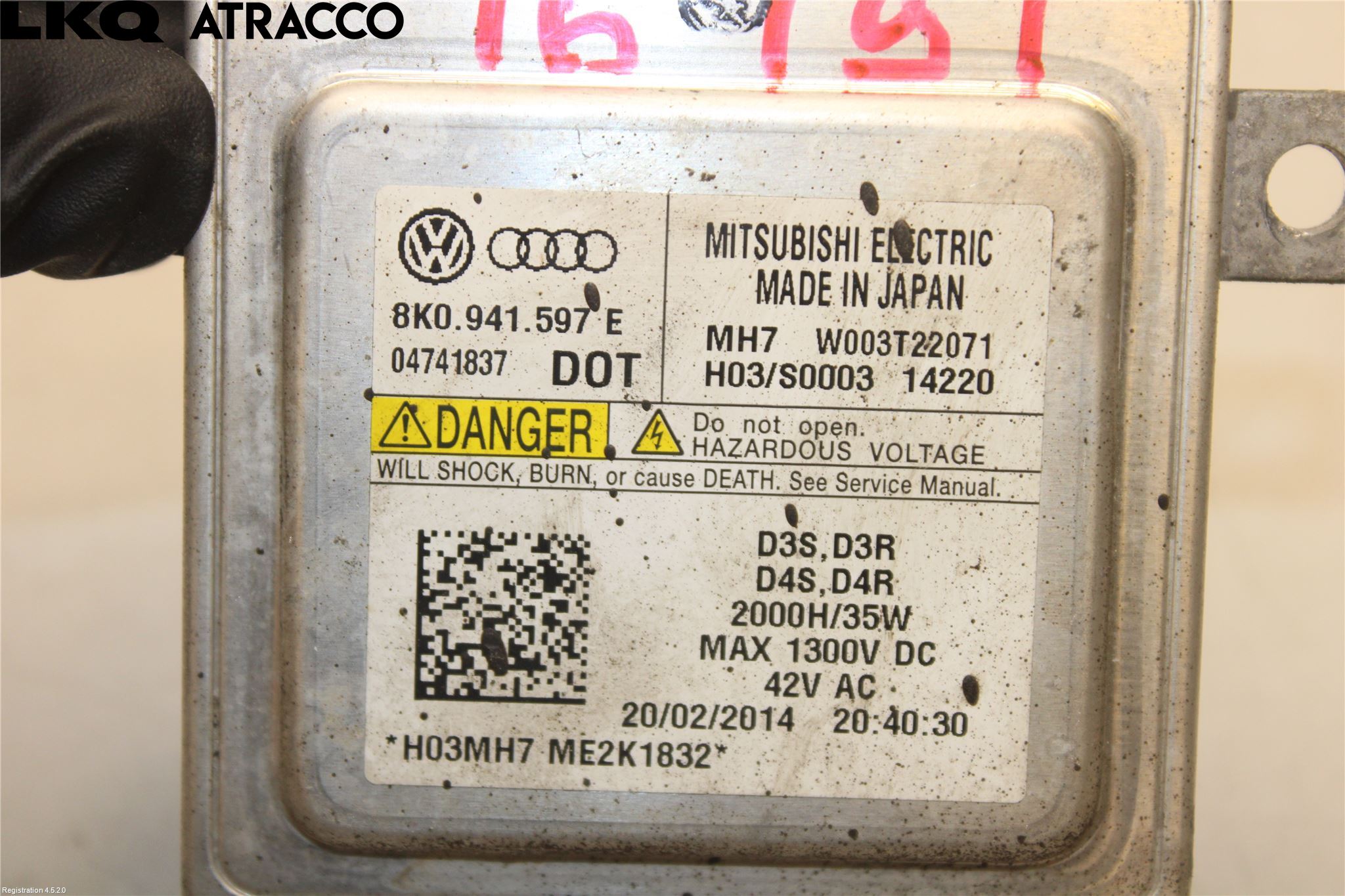 Volkswagen VW GOLF / E-GOLF VII 13-20 Styreenhet Xenon