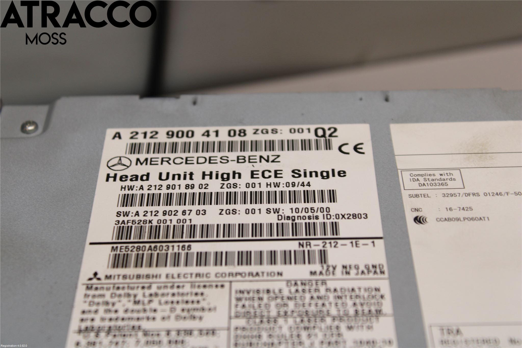 Mercedes-Benz MB E-KLASS (W212) 09-16 Stereo Radio